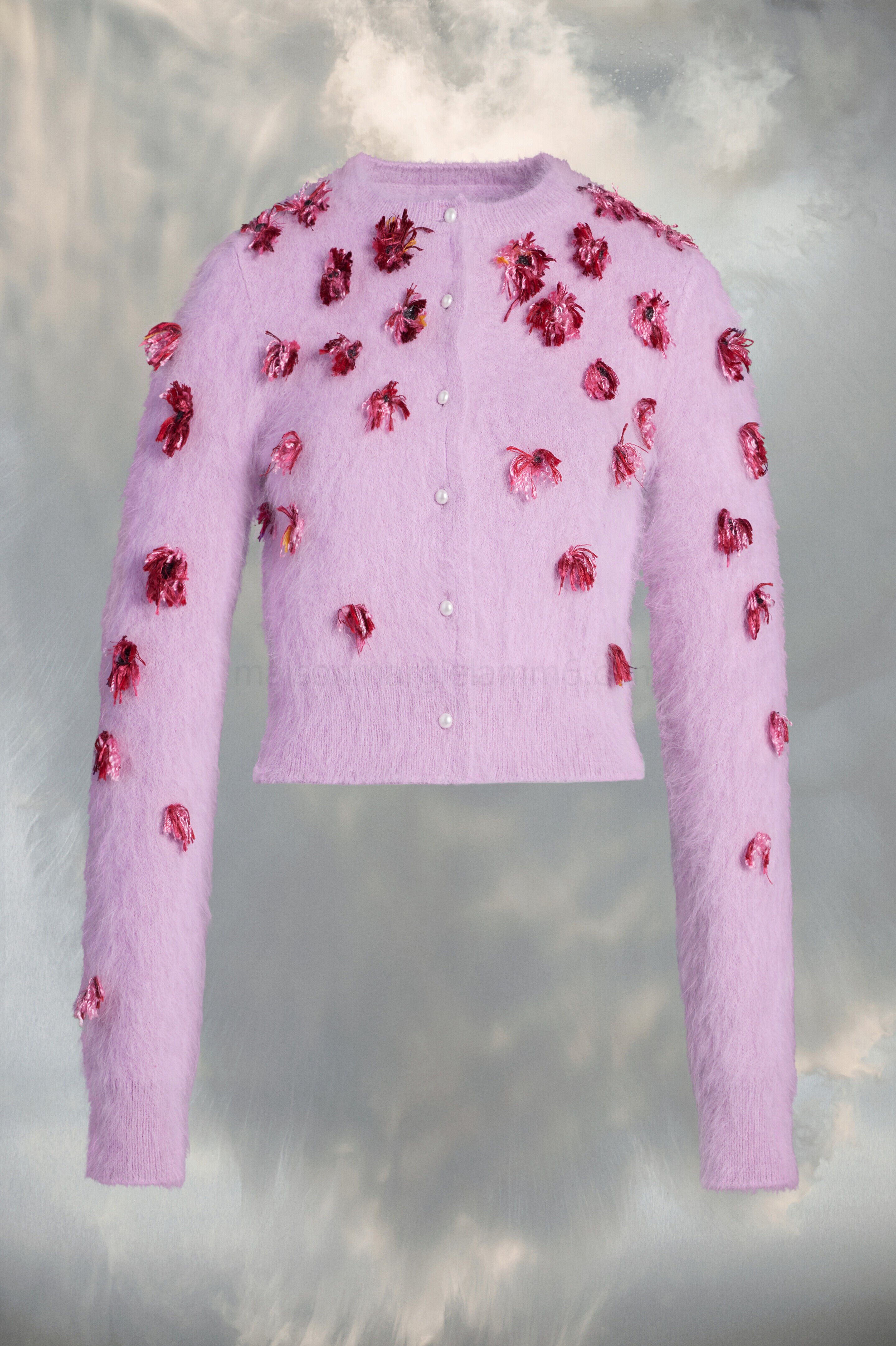 (image for) Strickcardigan Mit Blumenmuster | Maison Margiela Mm6 - 913