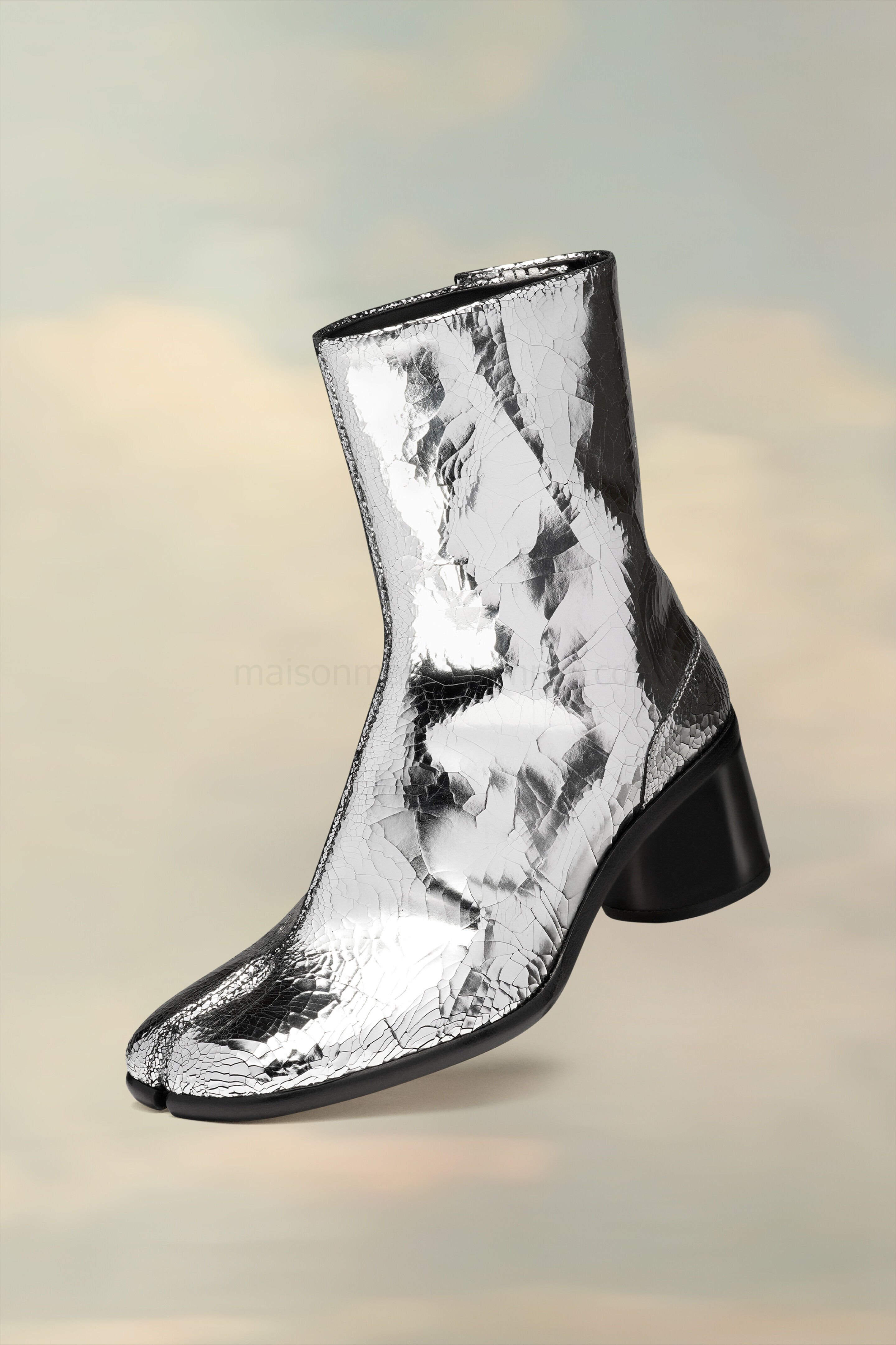 (image for) Tabi Stiefel In Broken Mirror-Optik | Maison Margiela Mm6 - 1815 - Click Image to Close