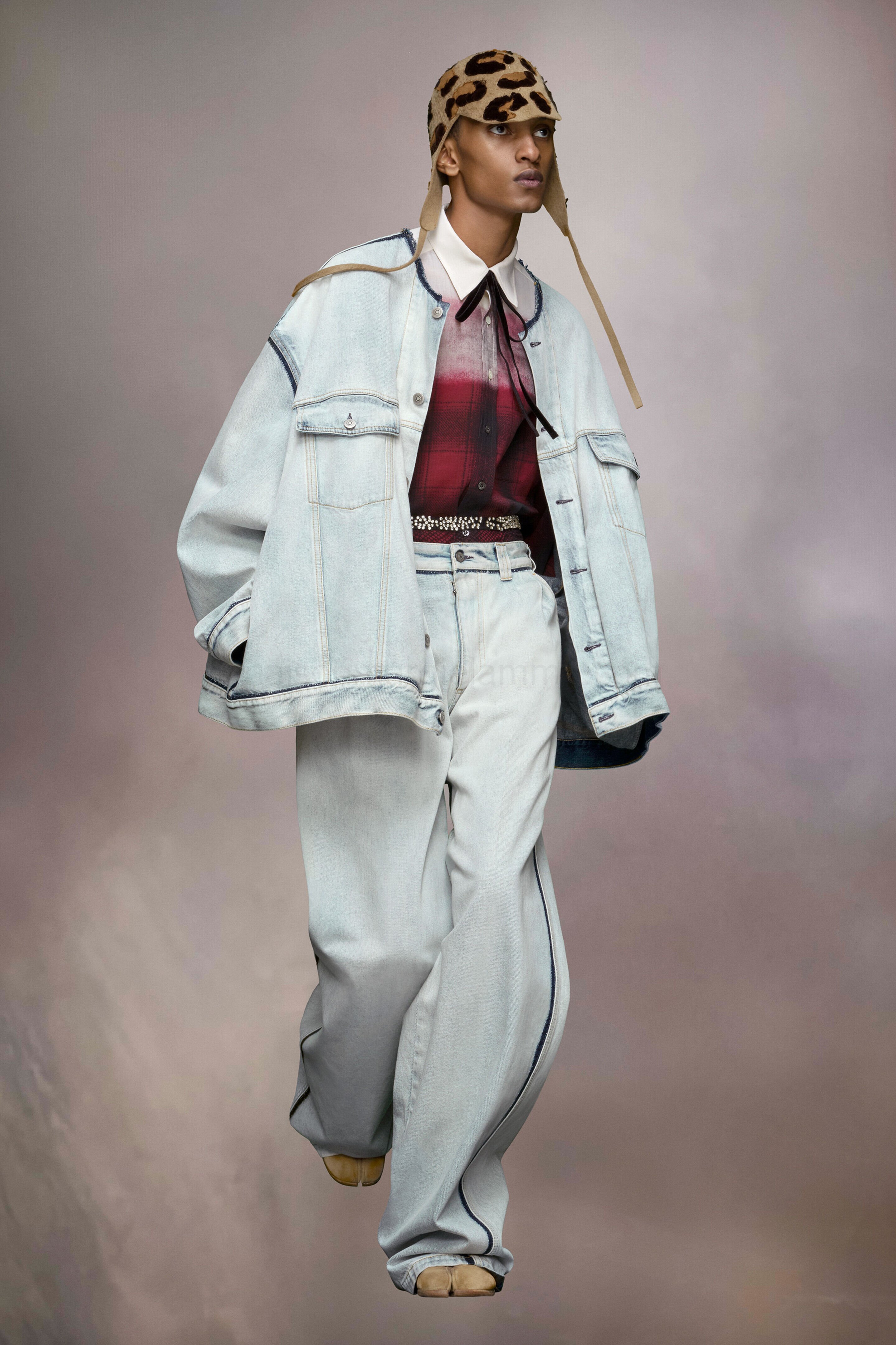 (image for) Jeansjacke Ohne Kragen | Maison Margiela Mm6 - 839