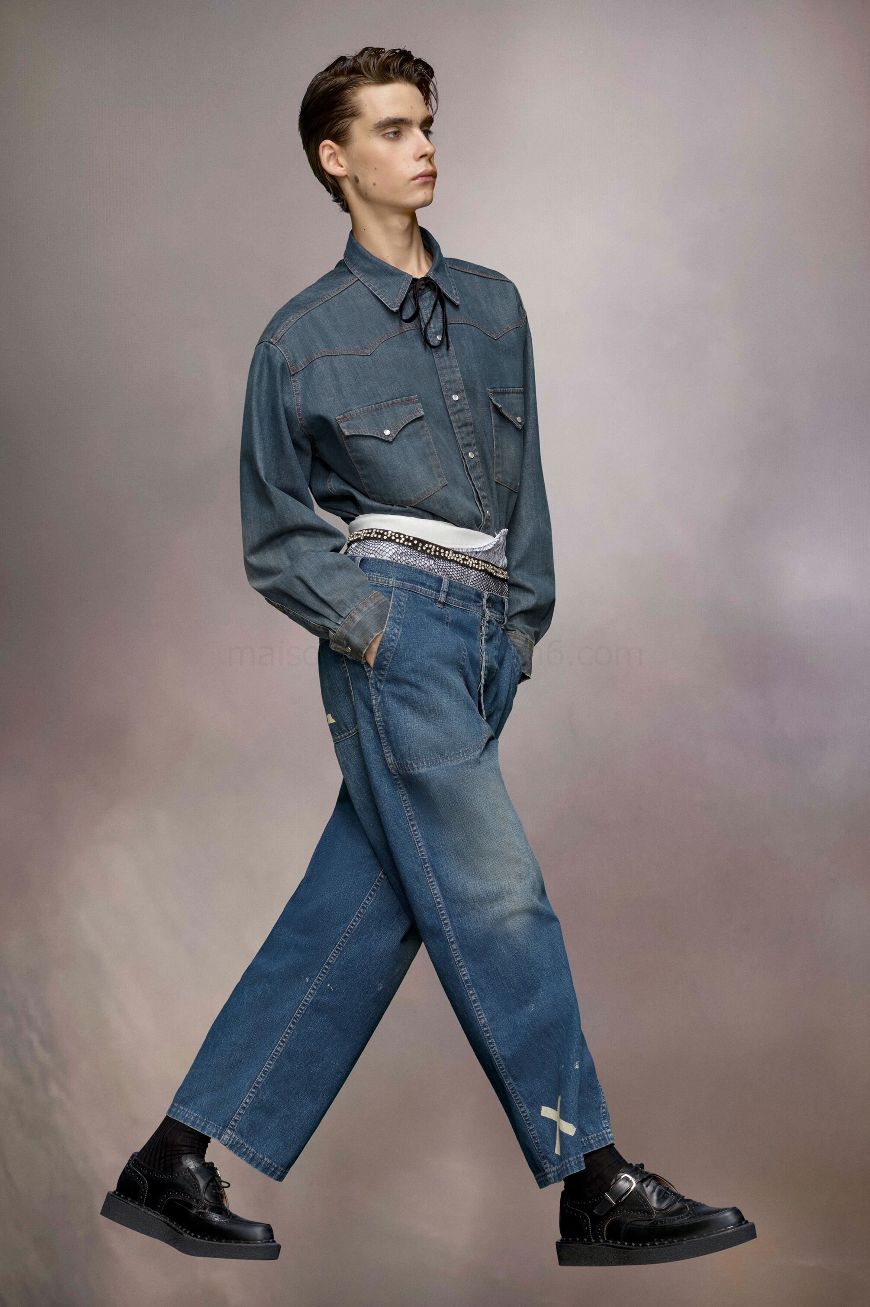 (image for) Hemd In Americana-Waschung | Maison Margiela Mm6 - 774