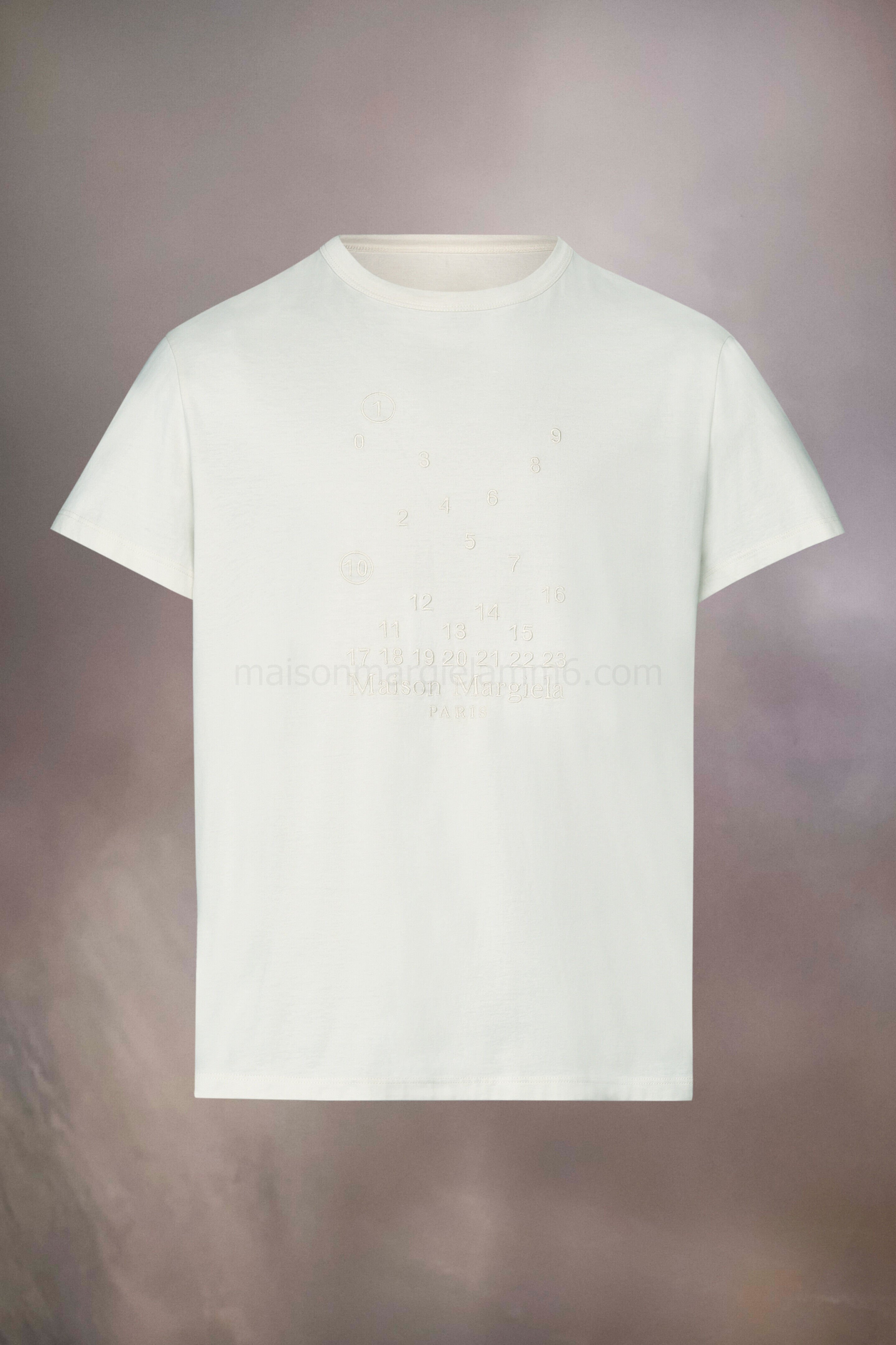 (image for) Numeric Logo-T-Shirt Aus Mako-Baumwolle | Maison Margiela Mm6 - 960