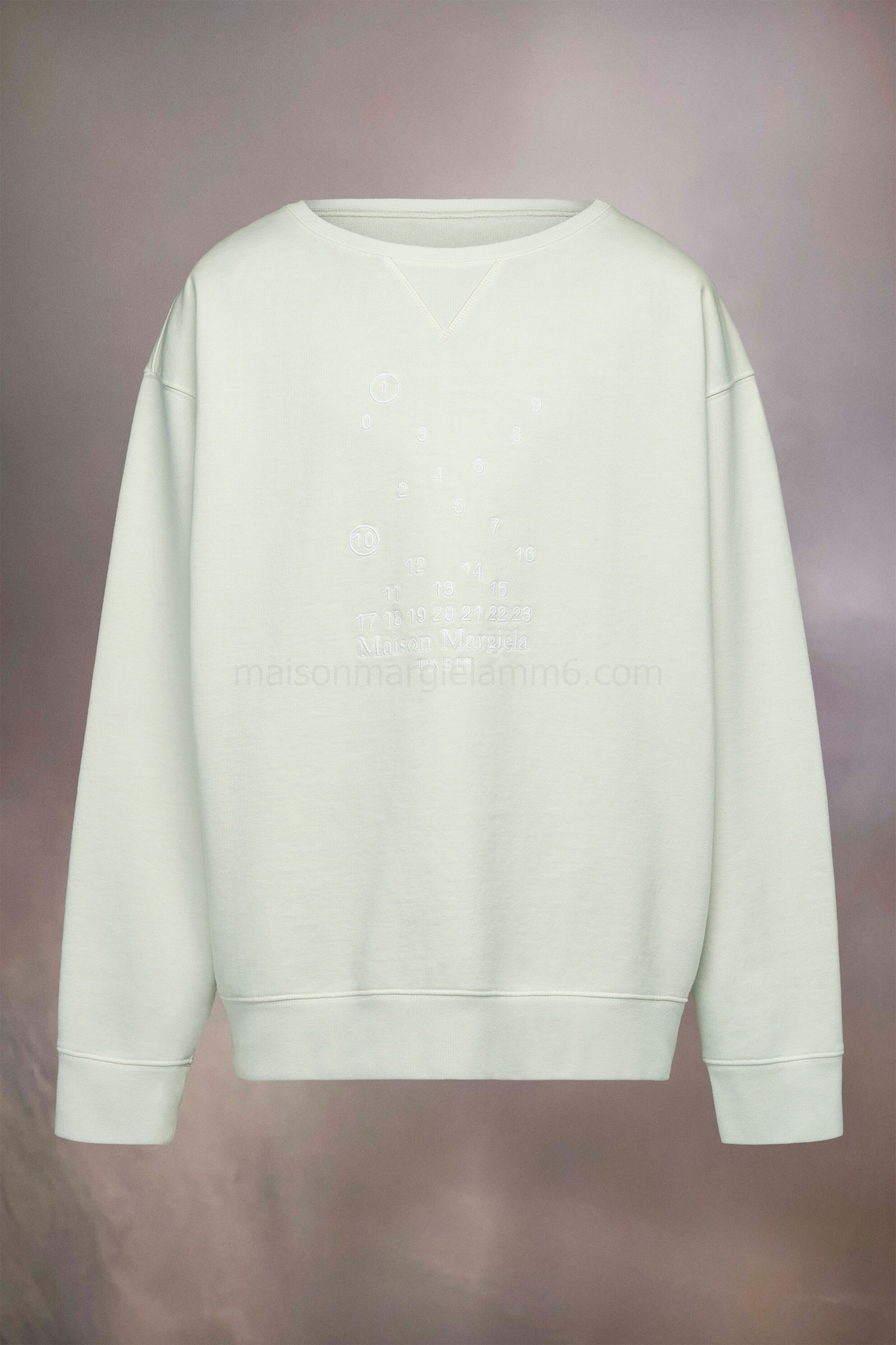 (image for) Sweatshirt Mit Numeric Logo | Maison Margiela Mm6 - 979