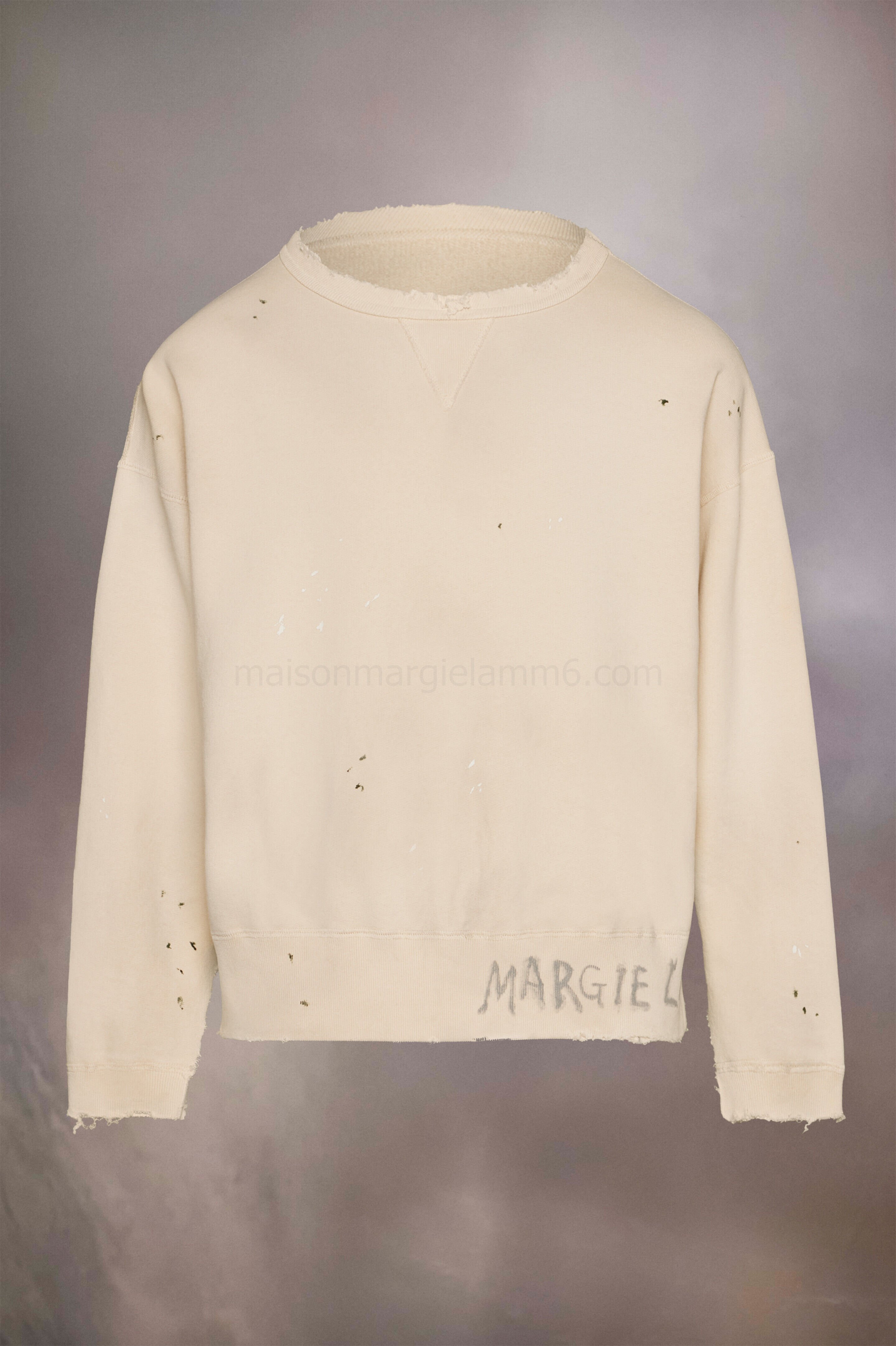 (image for) Sweatshirt Mit Handgeschriebenem Logo | Maison Margiela Mm6 - 805