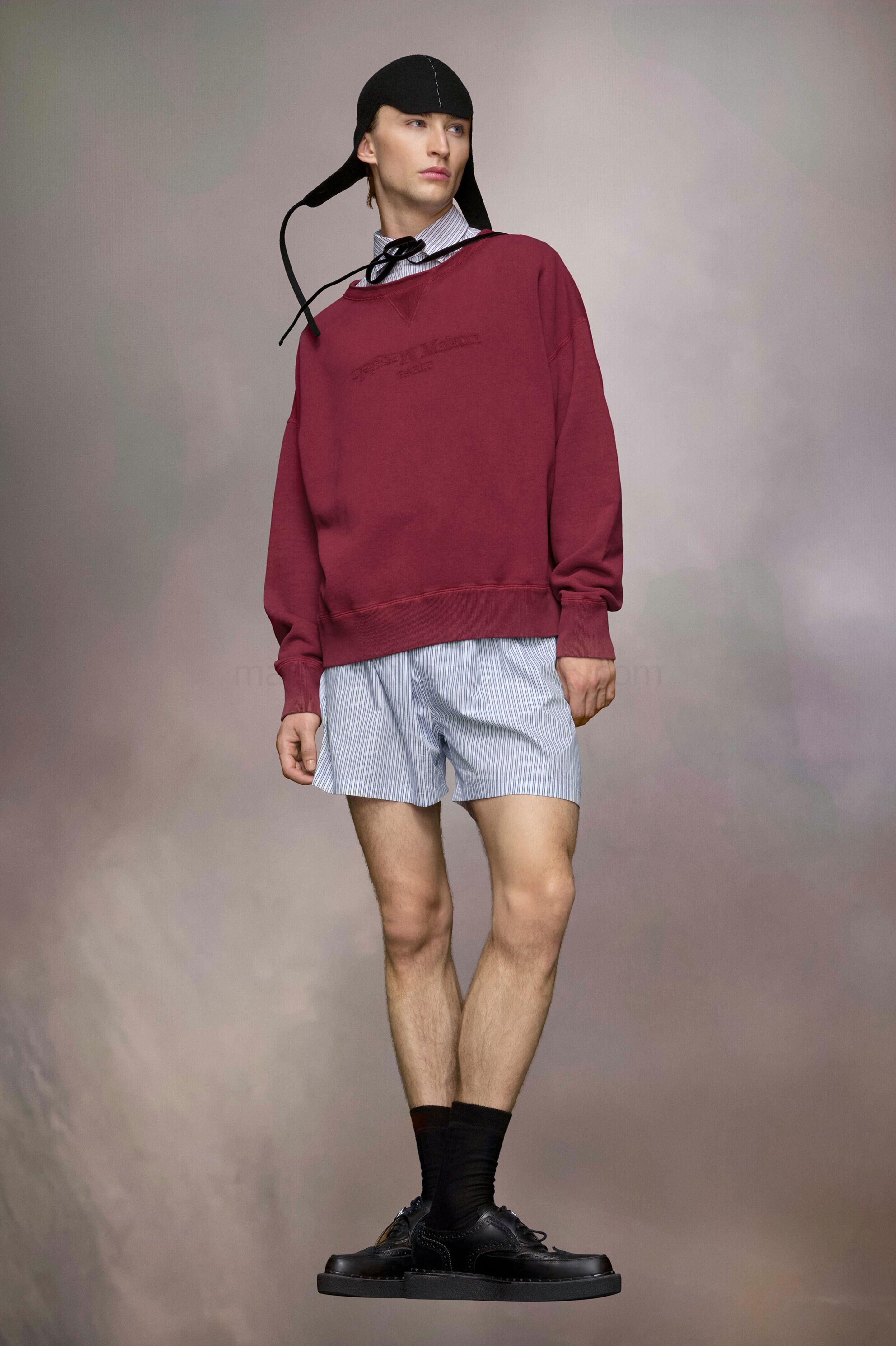 (image for) Sweatshirt Mit Reverse Logo | Maison Margiela Mm6 - 792 - Click Image to Close