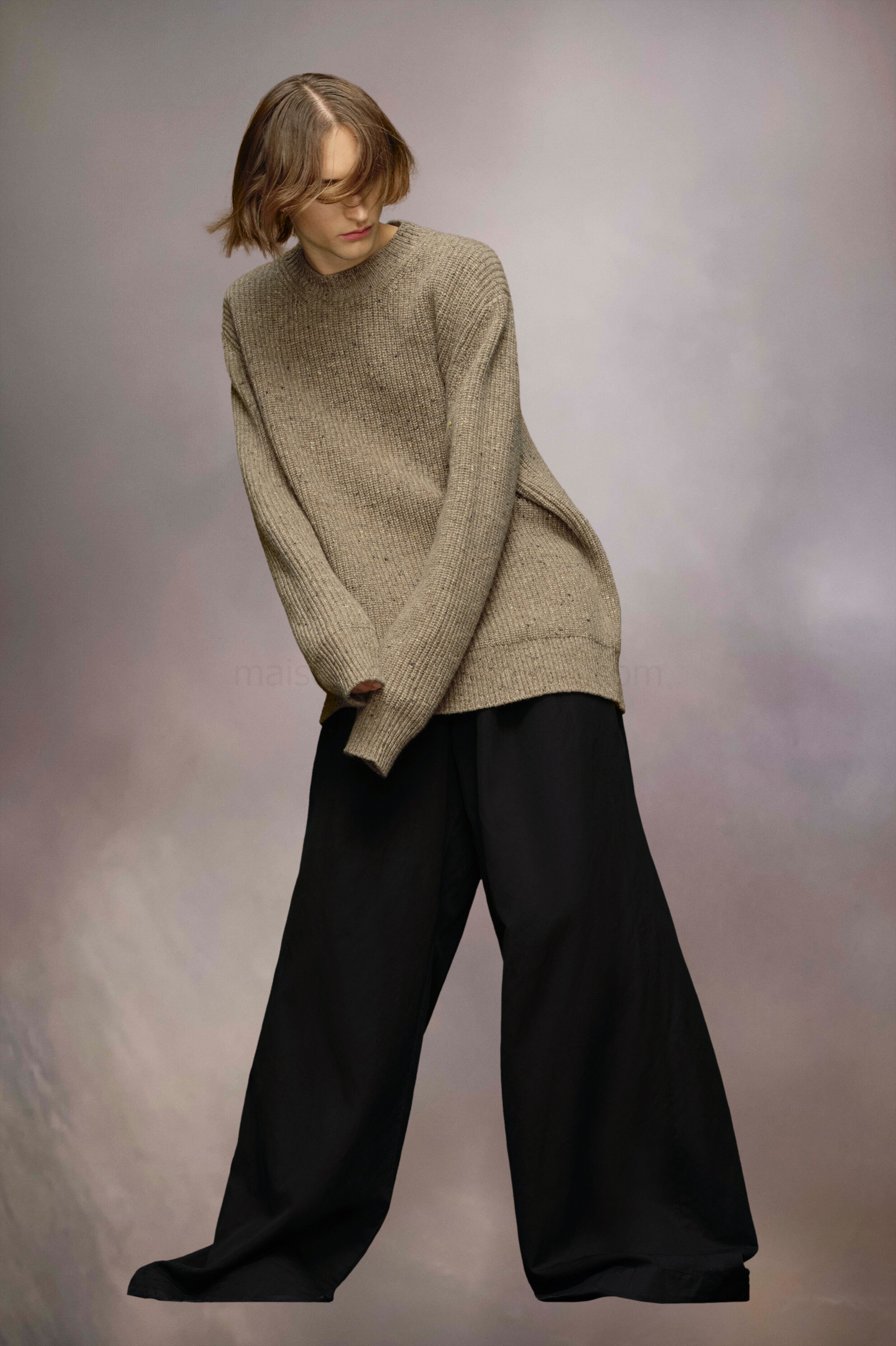 (image for) Pullover Im Klassischen Donegal-Strick | Maison Margiela Mm6 - 1132