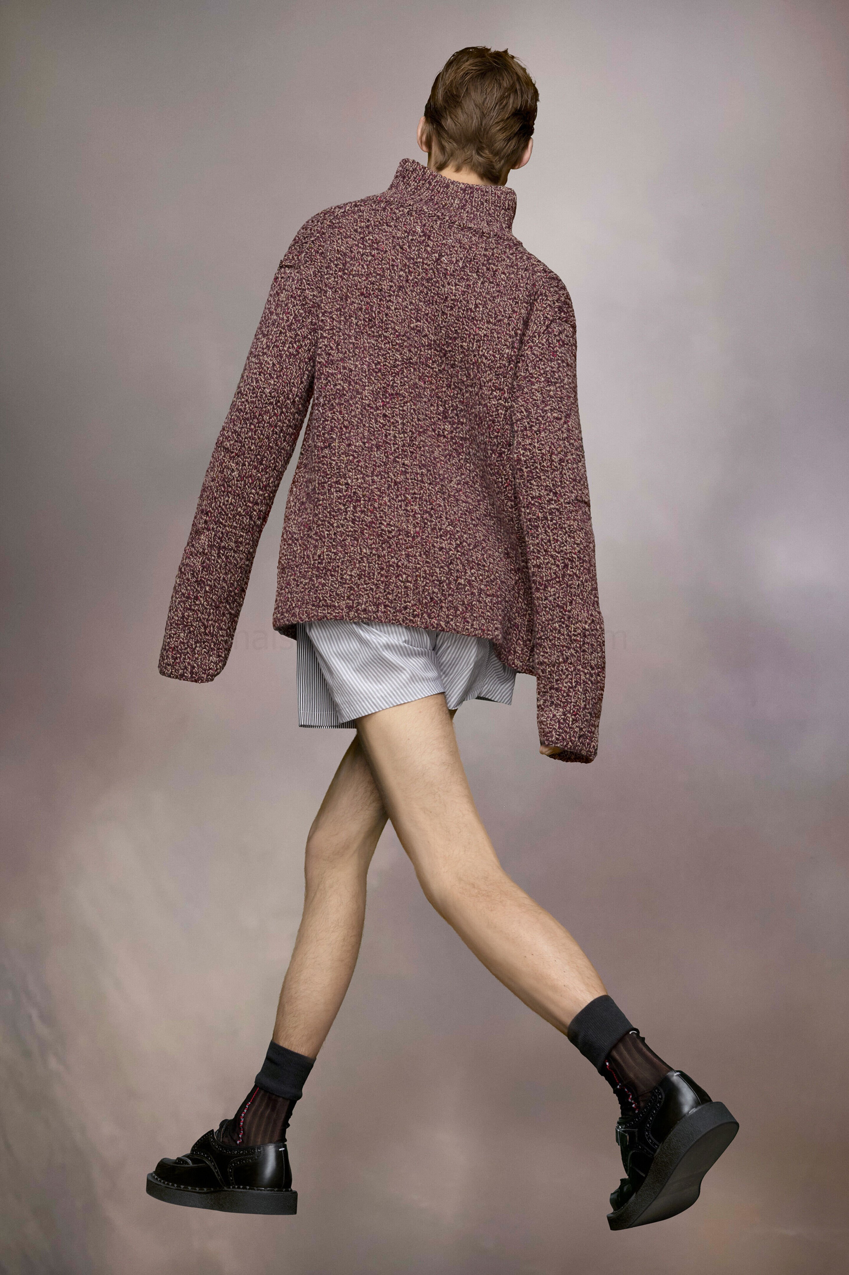 (image for) Sweater Mit ReißVerschluss Und Detail In Flickoptik | Maison Margiela Mm6 - 813