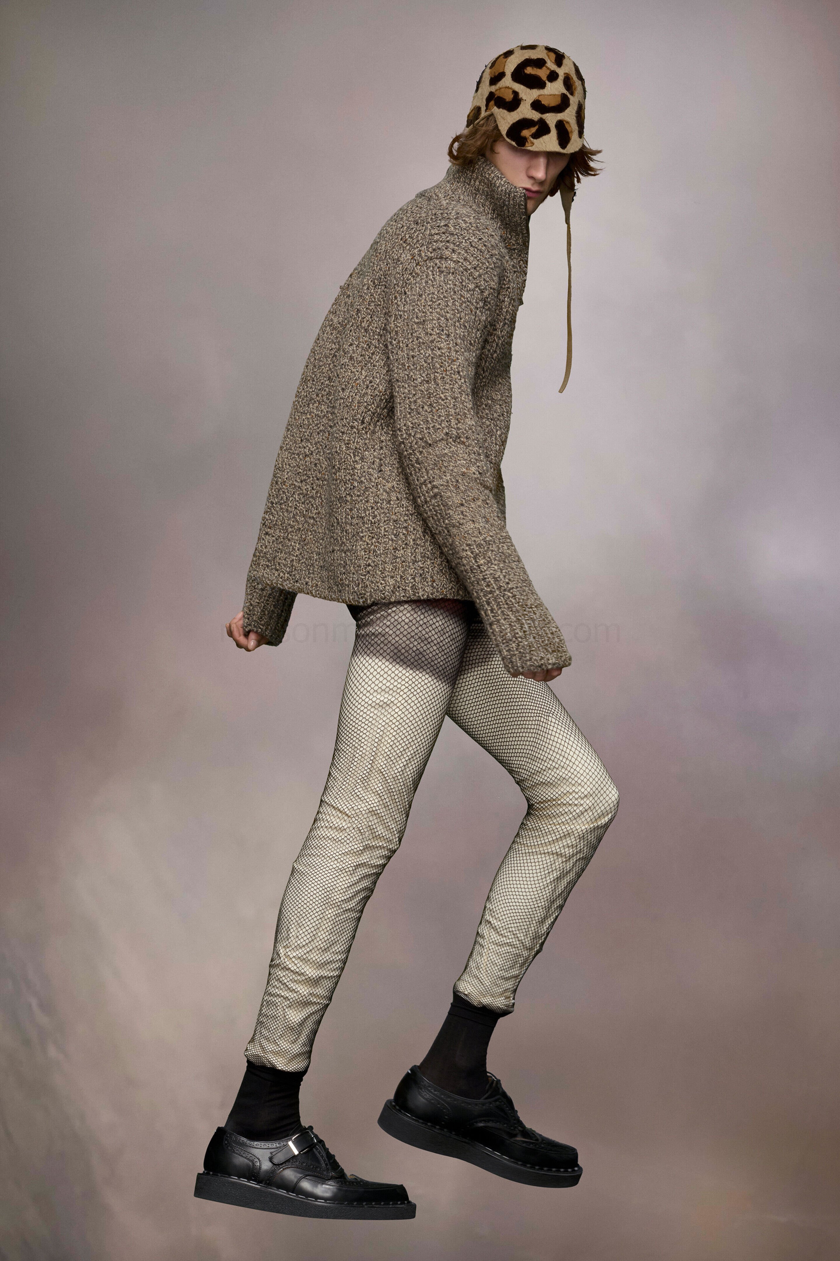 (image for) Sweater Mit ReißVerschluss Und Detail In Flickoptik | Maison Margiela Mm6 - 780