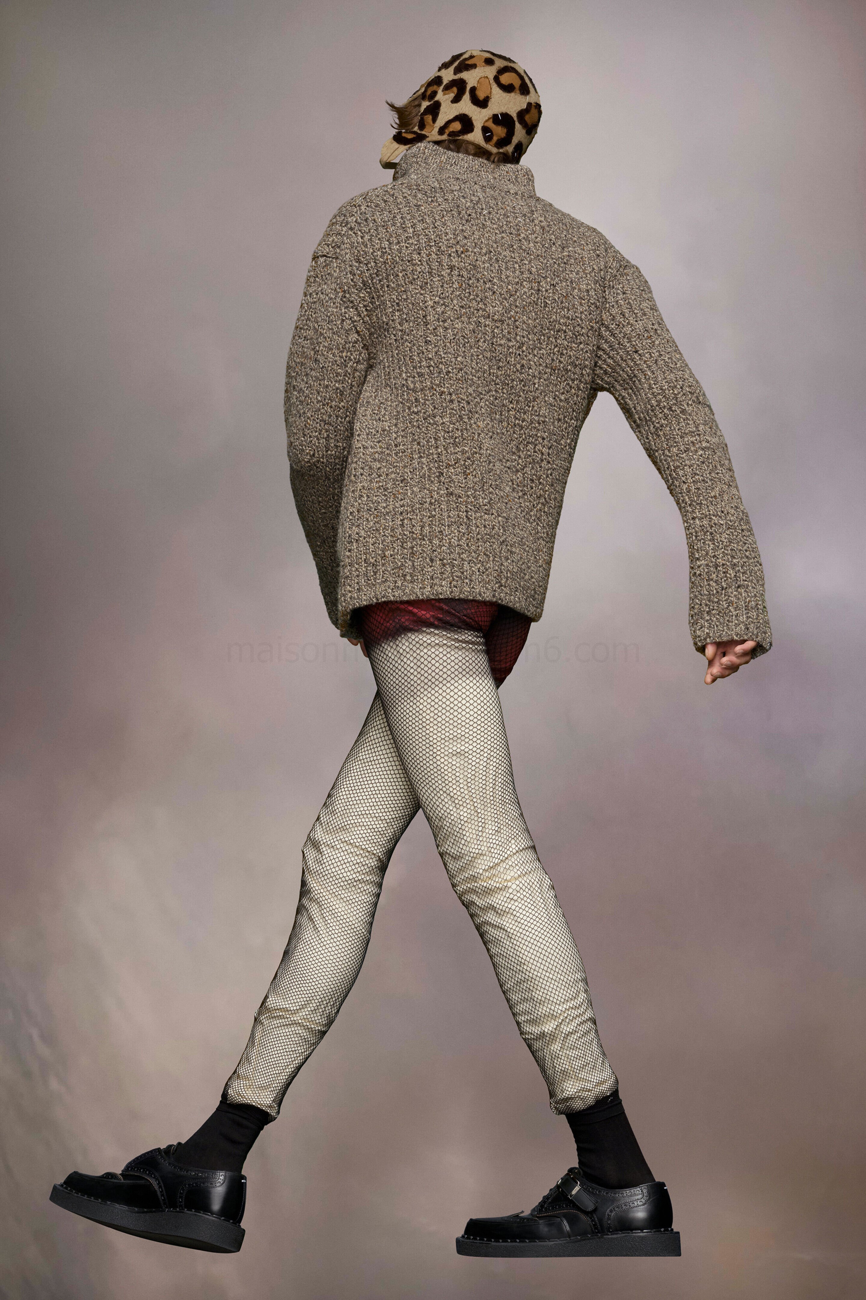 (image for) Sweater Mit ReißVerschluss Und Detail In Flickoptik | Maison Margiela Mm6 - 780