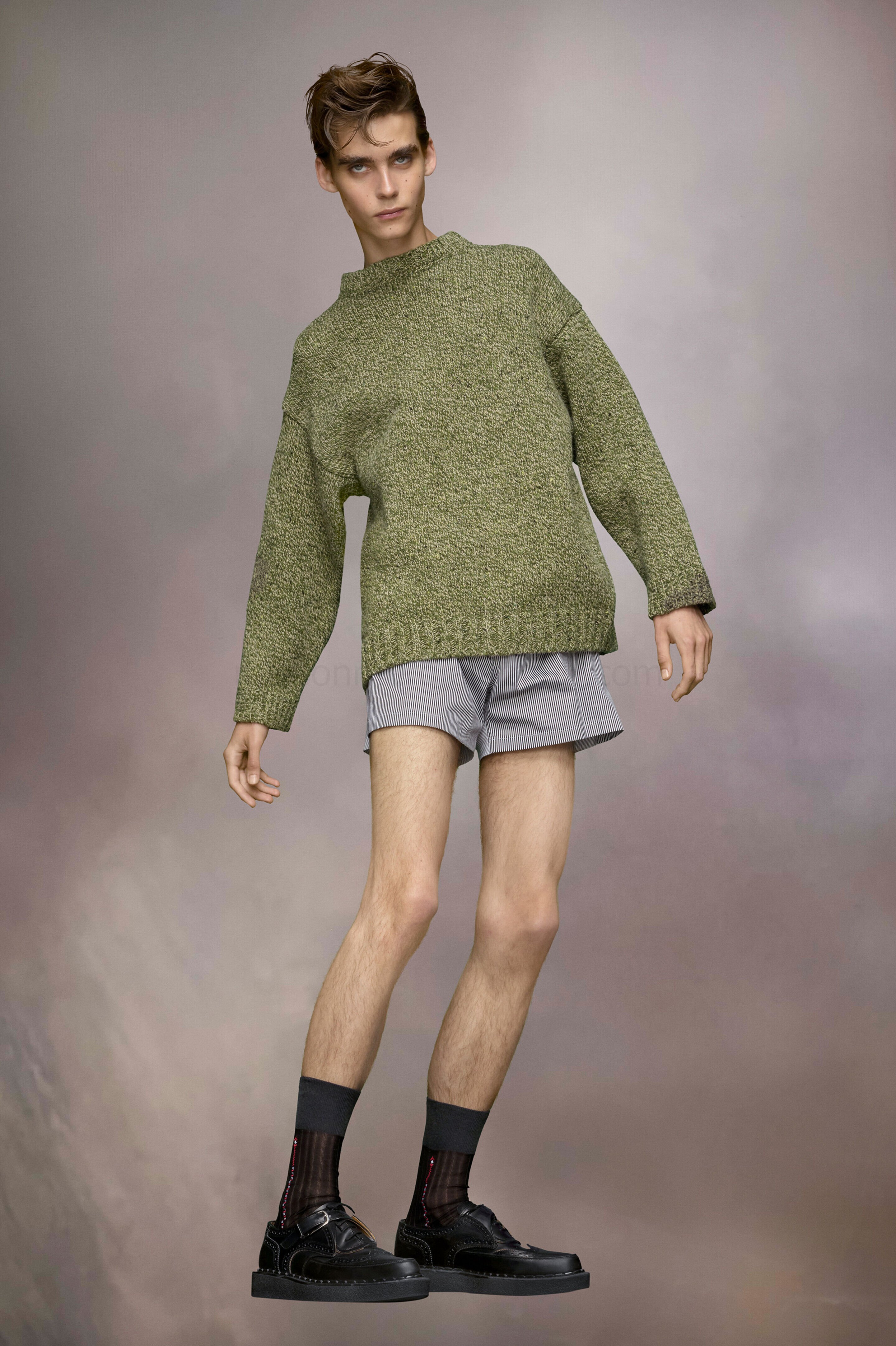 (image for) Sweater Mit Detail In Flickoptik | Maison Margiela Mm6 - 844