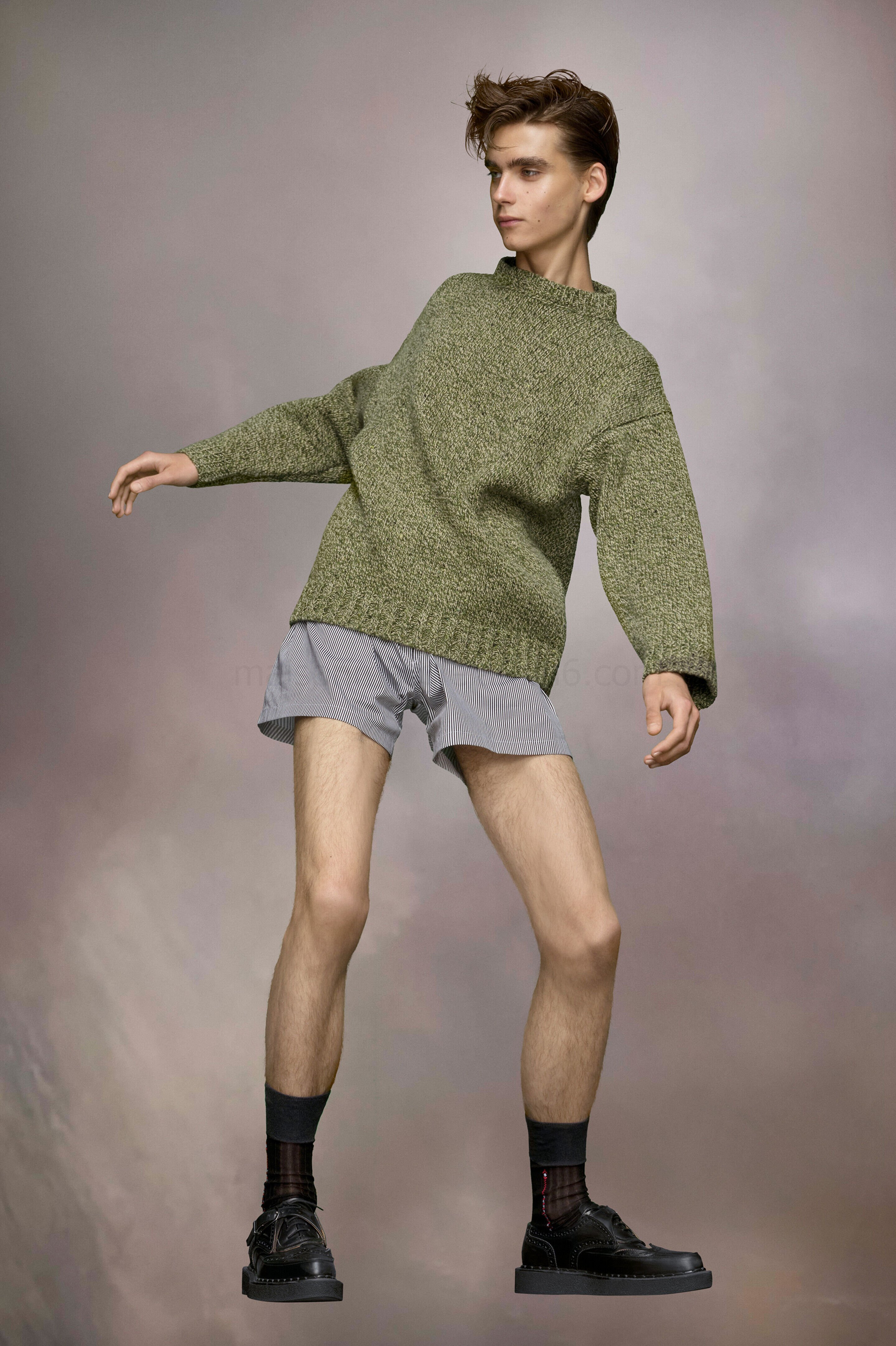 (image for) Sweater Mit Detail In Flickoptik | Maison Margiela Mm6 - 844 - Click Image to Close