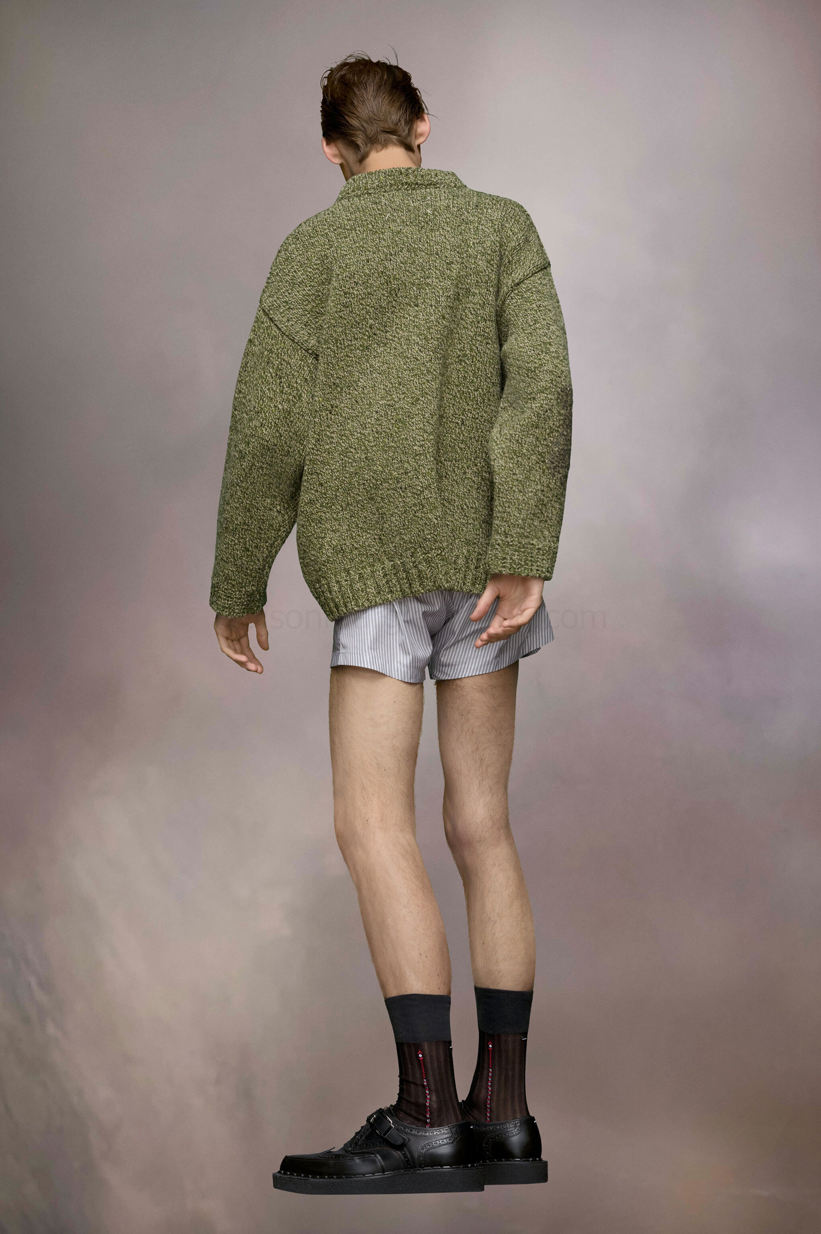 (image for) Sweater Mit Detail In Flickoptik | Maison Margiela Mm6 - 844