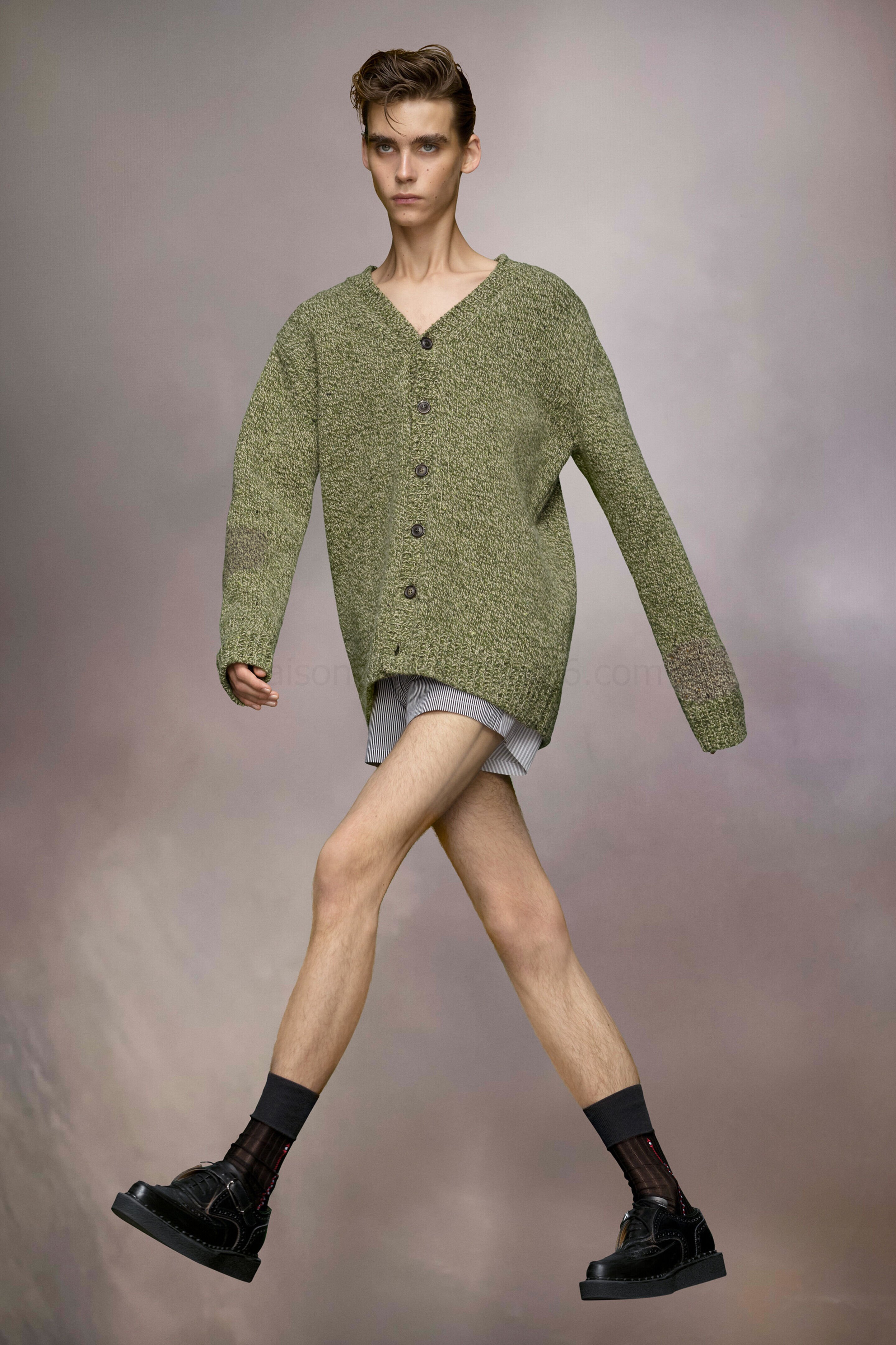 (image for) Cardigan Mit Detail In Flickoptik | Maison Margiela Mm6 - 809