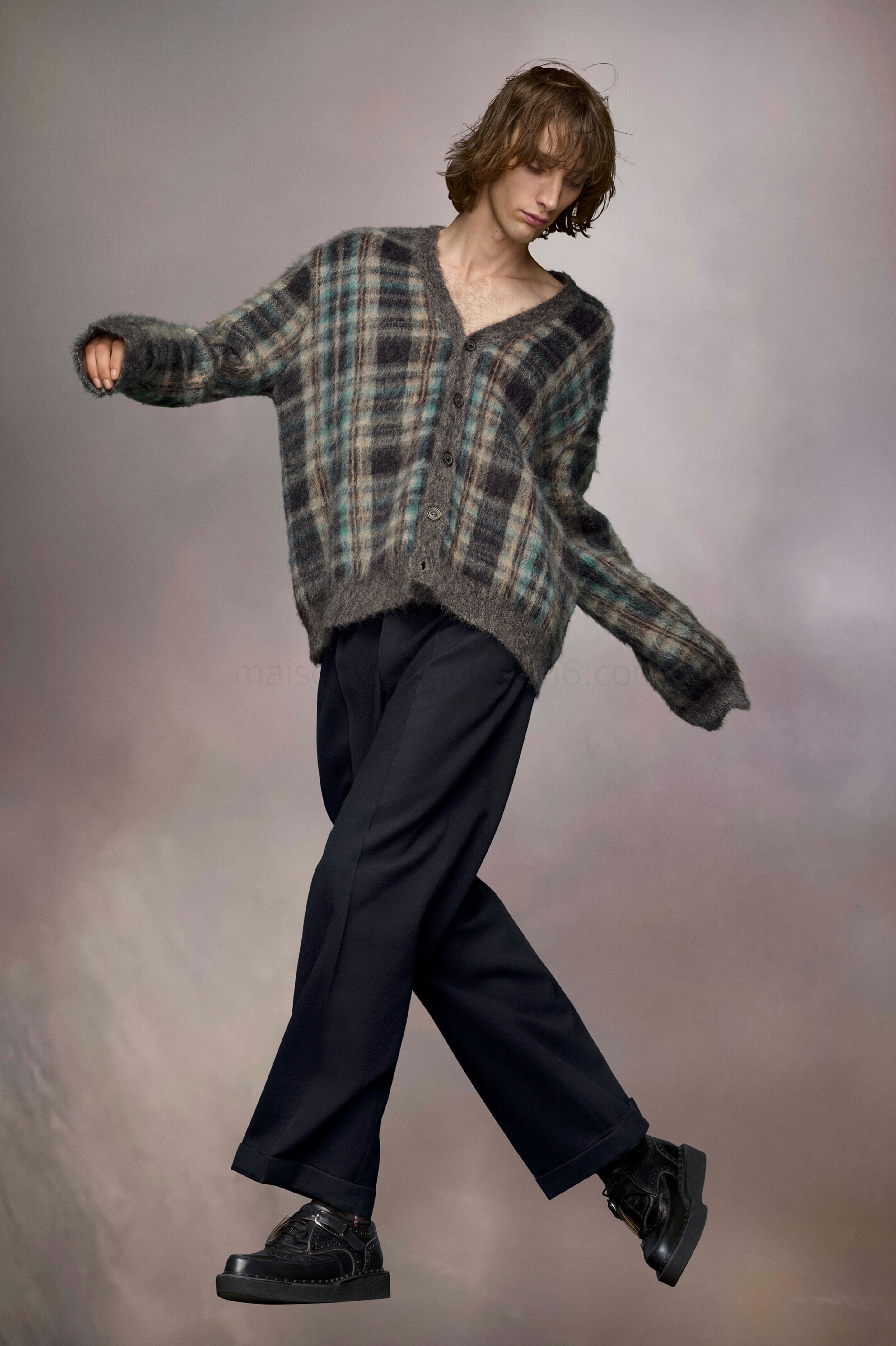 (image for) Pendleton Cardigan | Maison Margiela Mm6 - 1308 - Click Image to Close