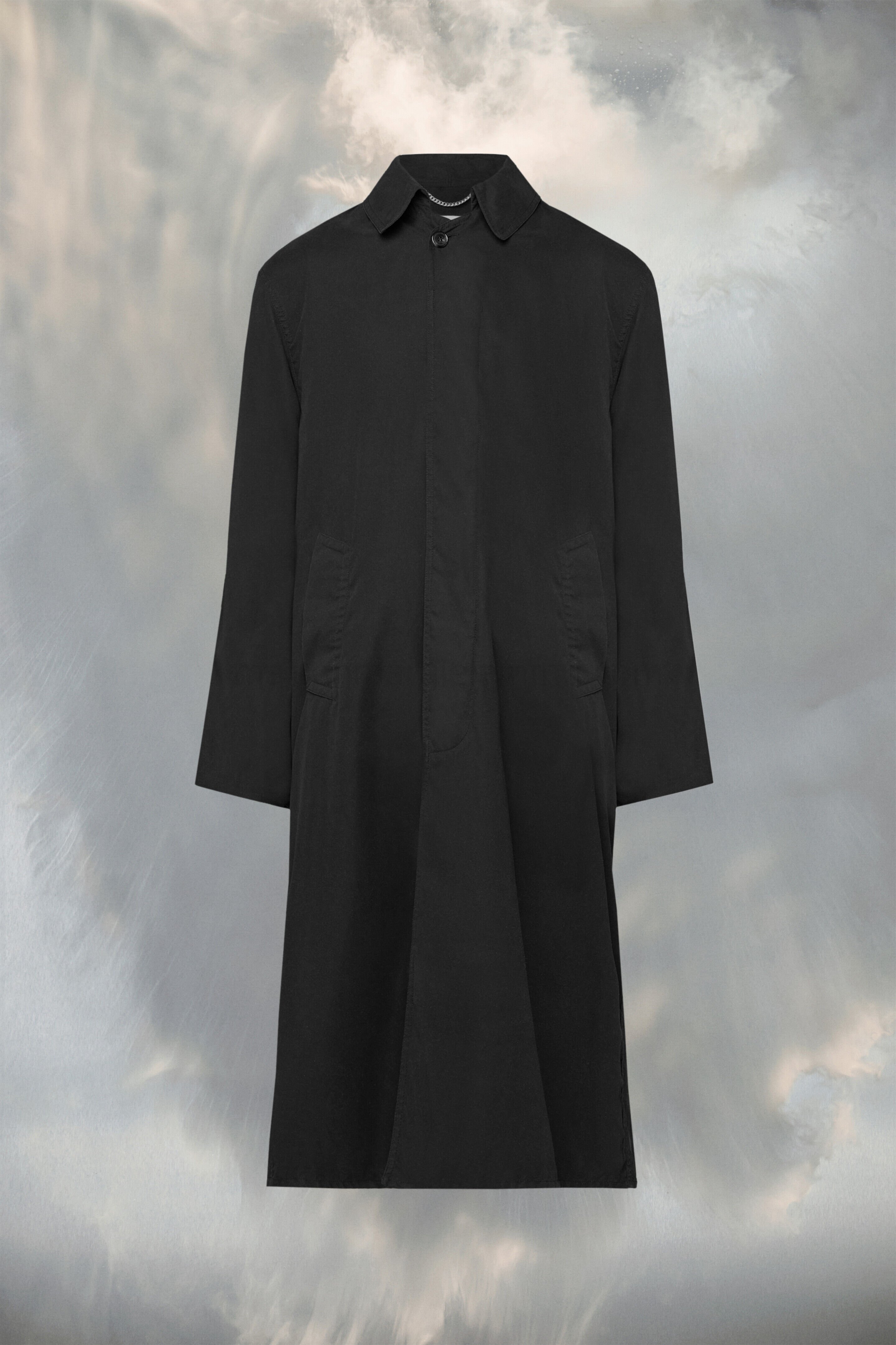 (image for) Trenchcoat Aus Gepeachter Baumwolle | Maison Margiela Mm6 - 1284