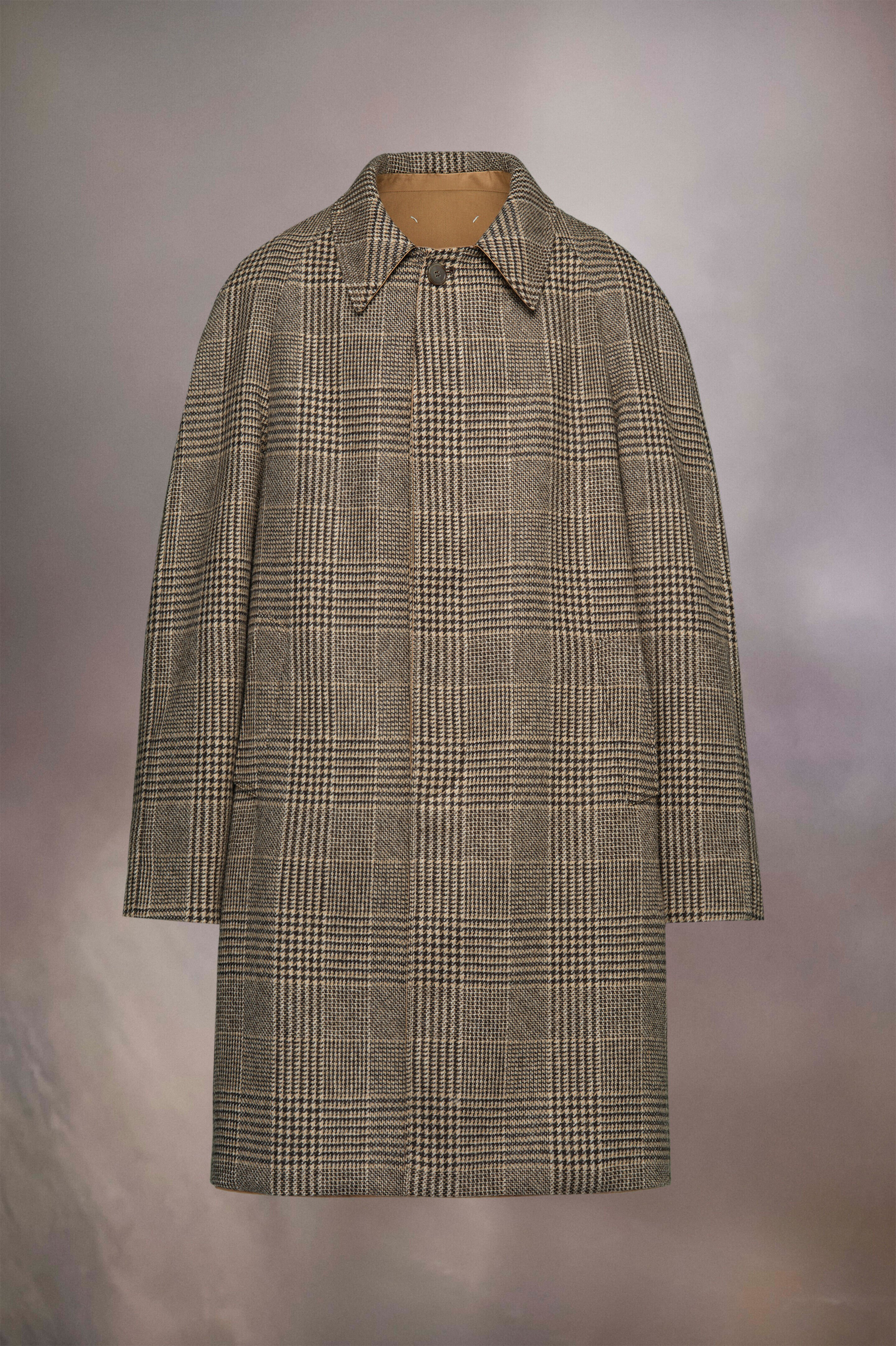 (image for) Trenchcoat Aus Karowolle | Maison Margiela Mm6 - 1239