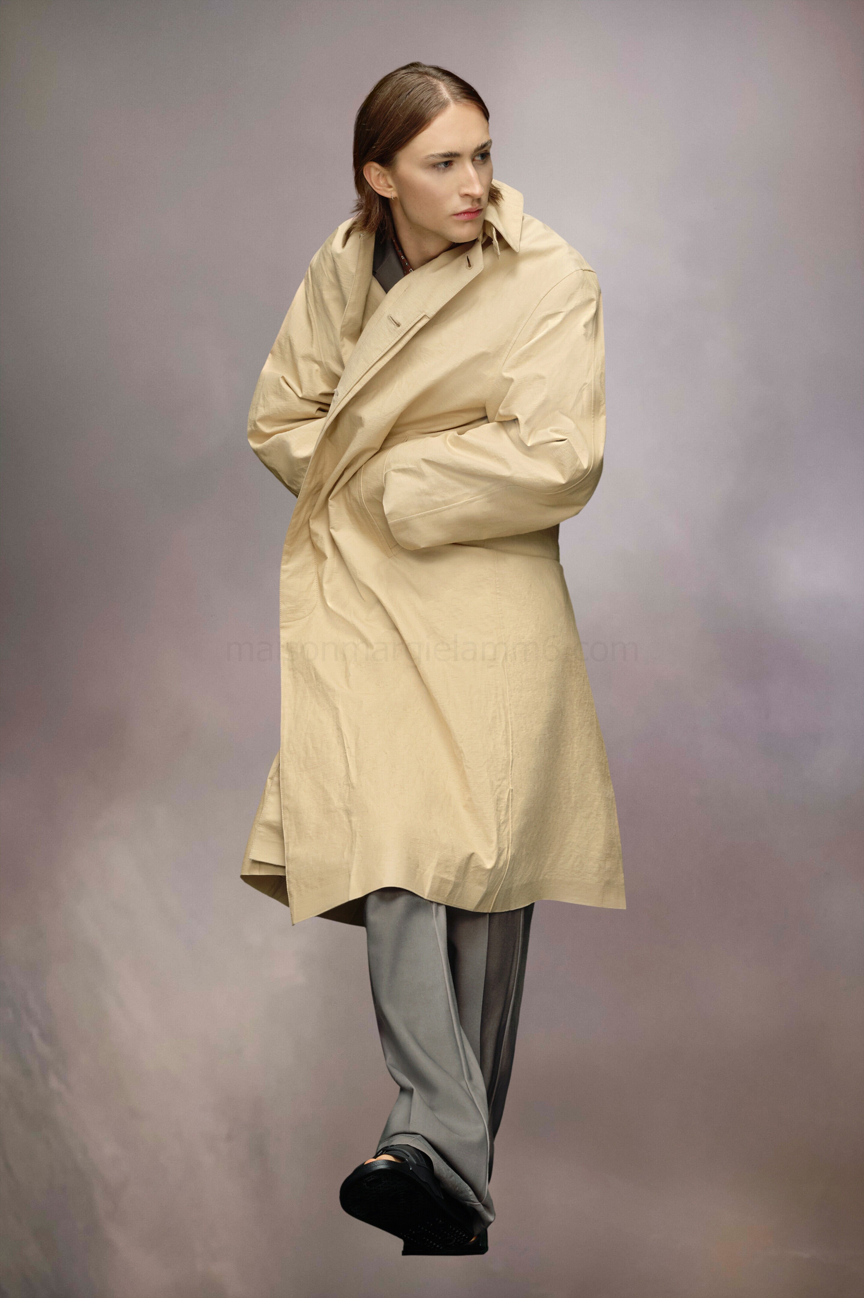 (image for) Trenchcoat Aus Utility-Baumwolle | Maison Margiela Mm6 - 975 - Click Image to Close