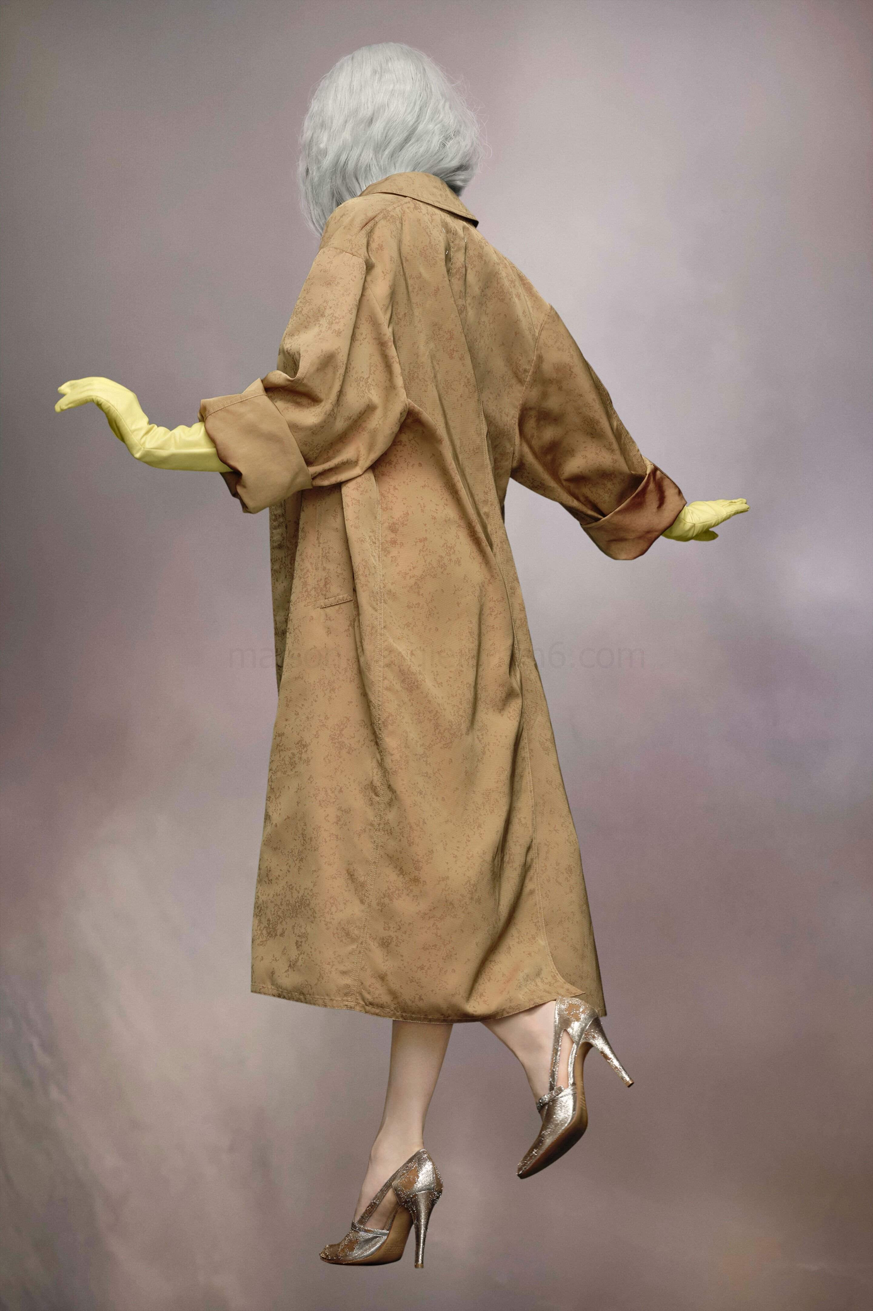 (image for) Trenchcoat Aus Baumwoll-Faille | Maison Margiela Mm6 - 1086