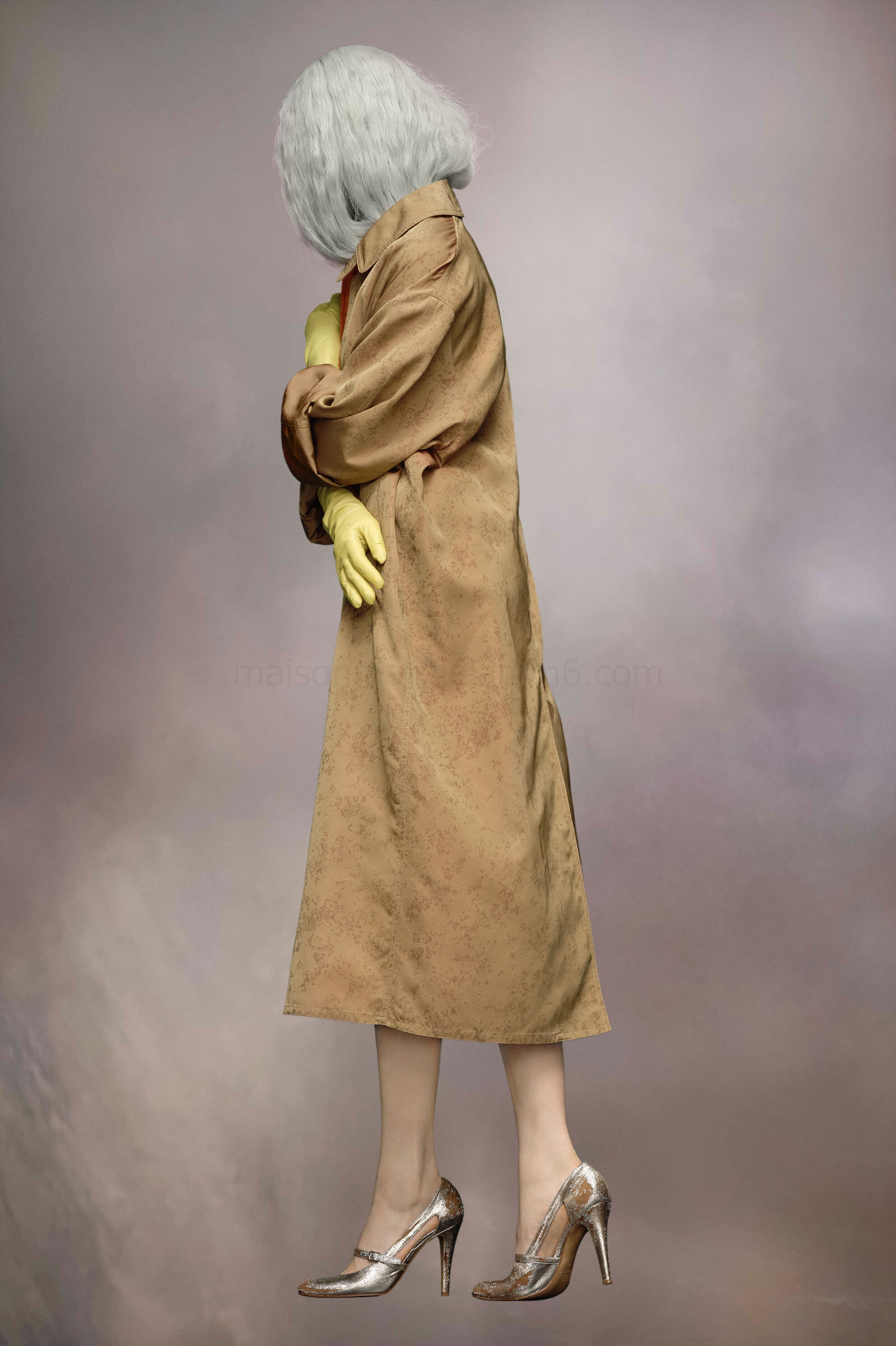 (image for) Trenchcoat Aus Baumwoll-Faille | Maison Margiela Mm6 - 1086