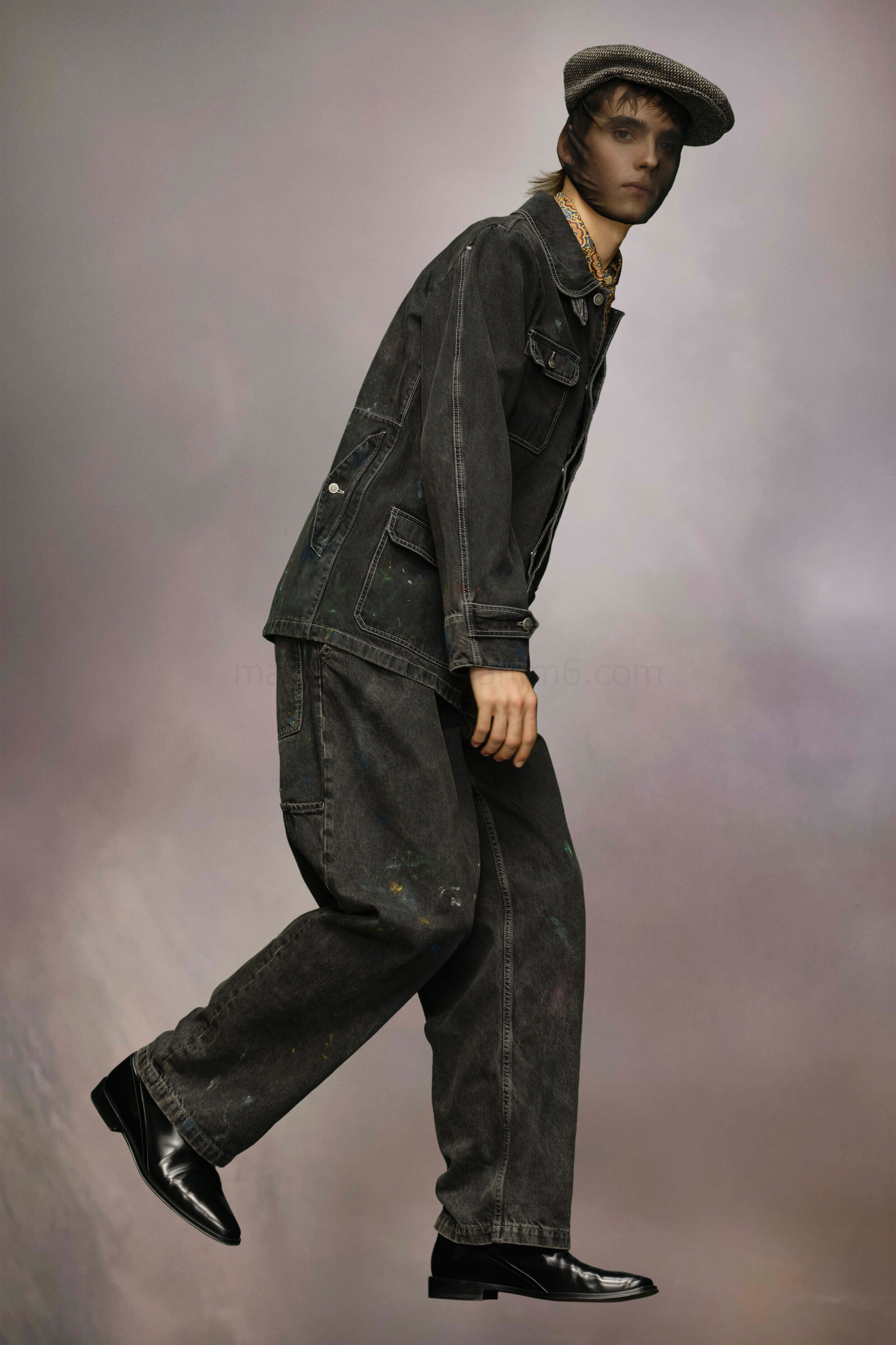 (image for) Jacke Aus Denim Mit Farbakzenten | Maison Margiela Mm6 - 1124