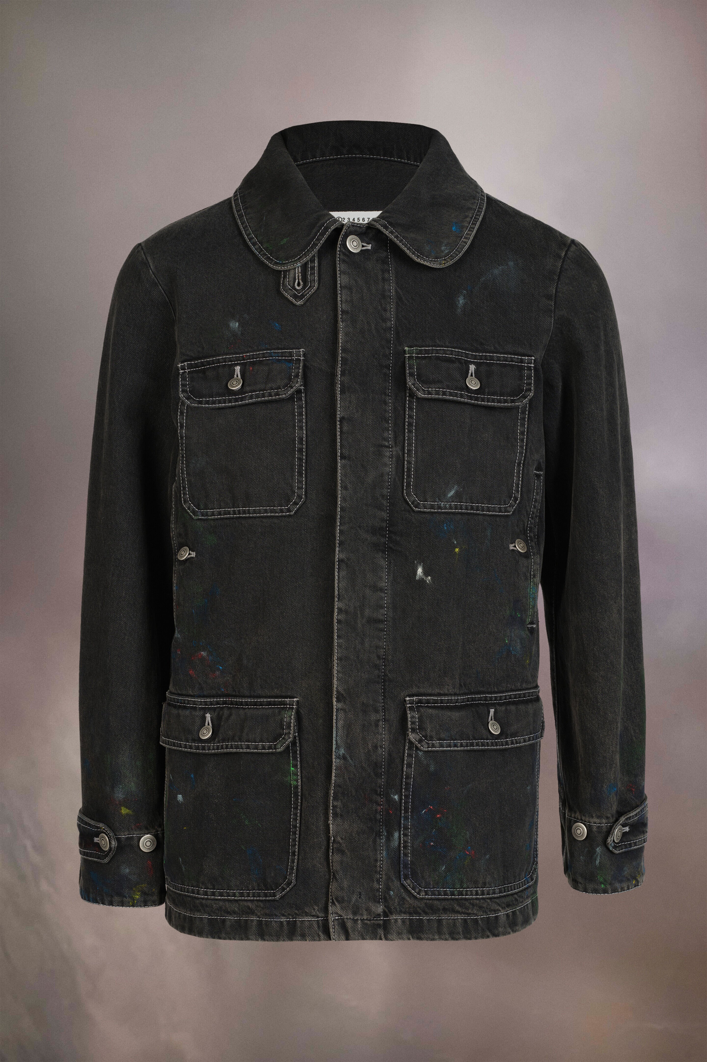 (image for) Jacke Aus Denim Mit Farbakzenten | Maison Margiela Mm6 - 1124