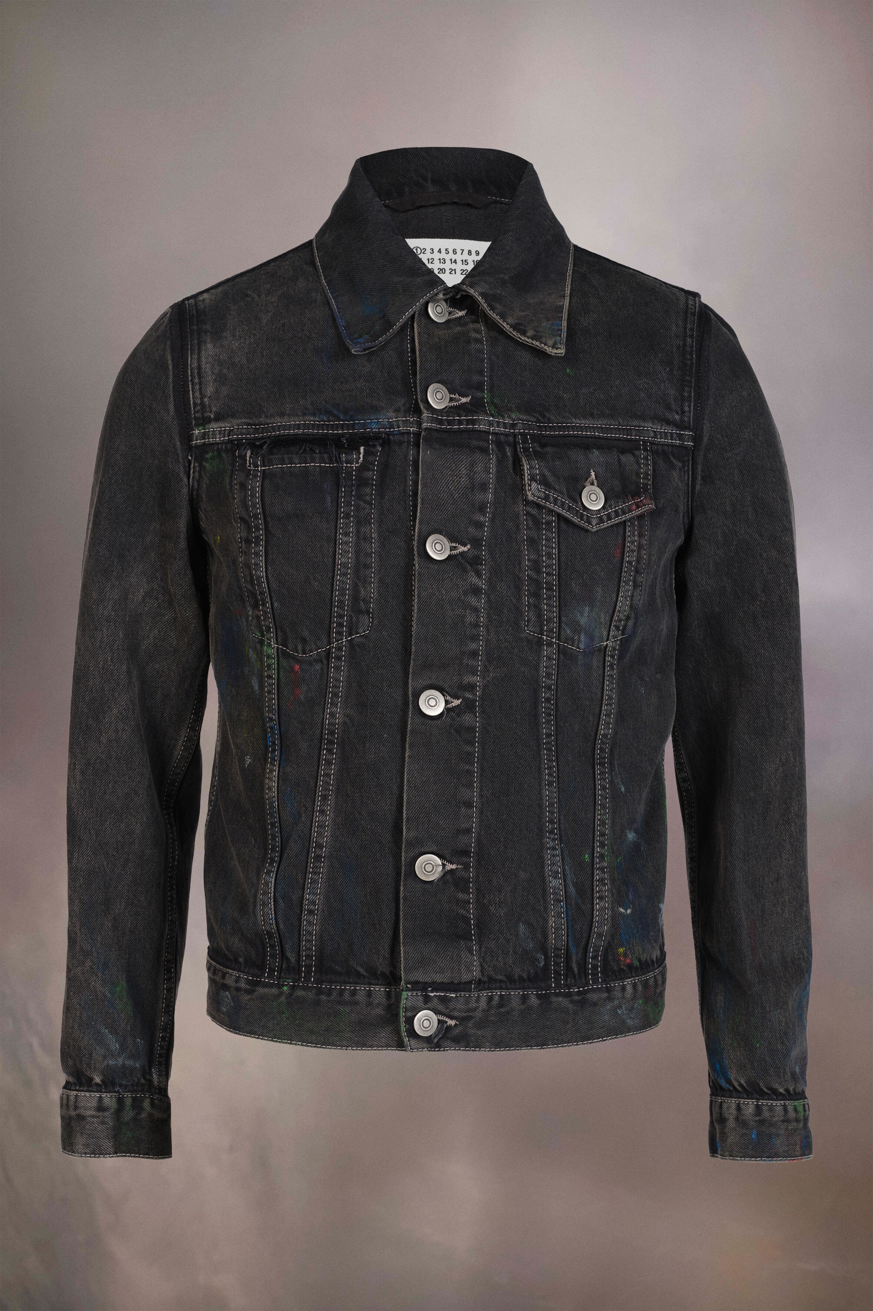 (image for) Jacke Aus Denim Mit Farbakzenten | Maison Margiela Mm6 - 1180