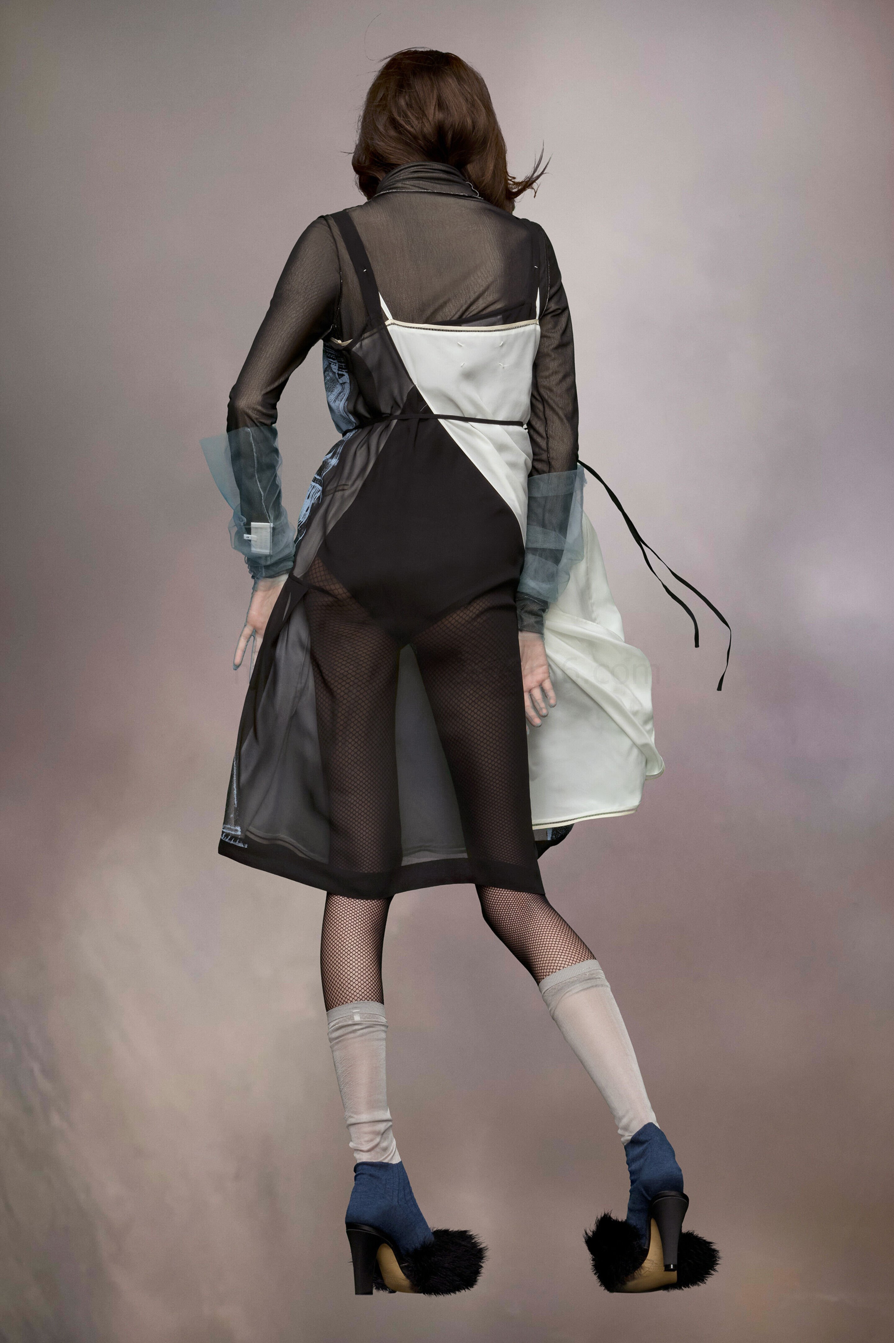 (image for) Freeze-Frame-Seidenkleid | Maison Margiela Mm6 - 785