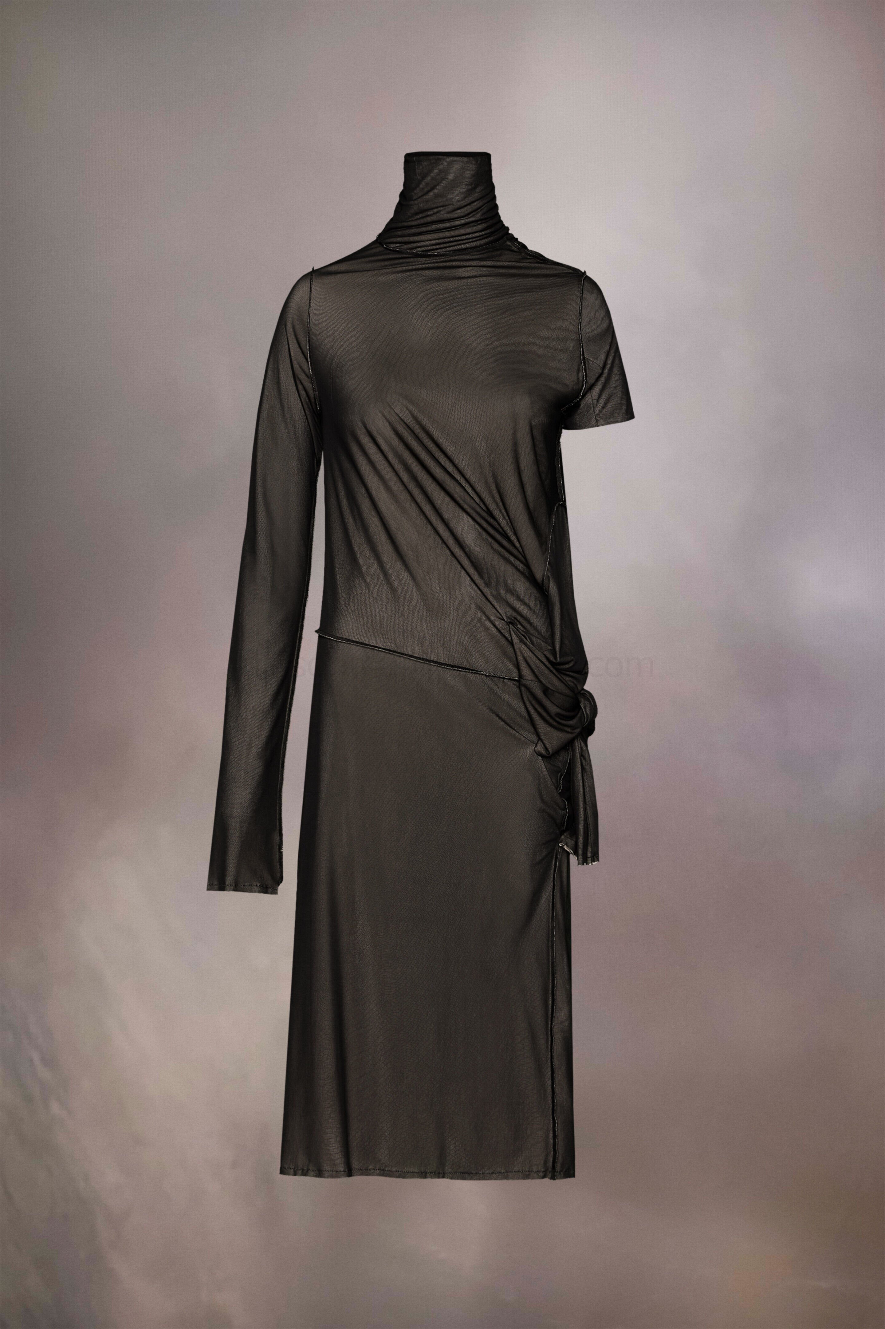 (image for) Asymmetrisches GerüSchtes Kleid | Maison Margiela Mm6 - 778