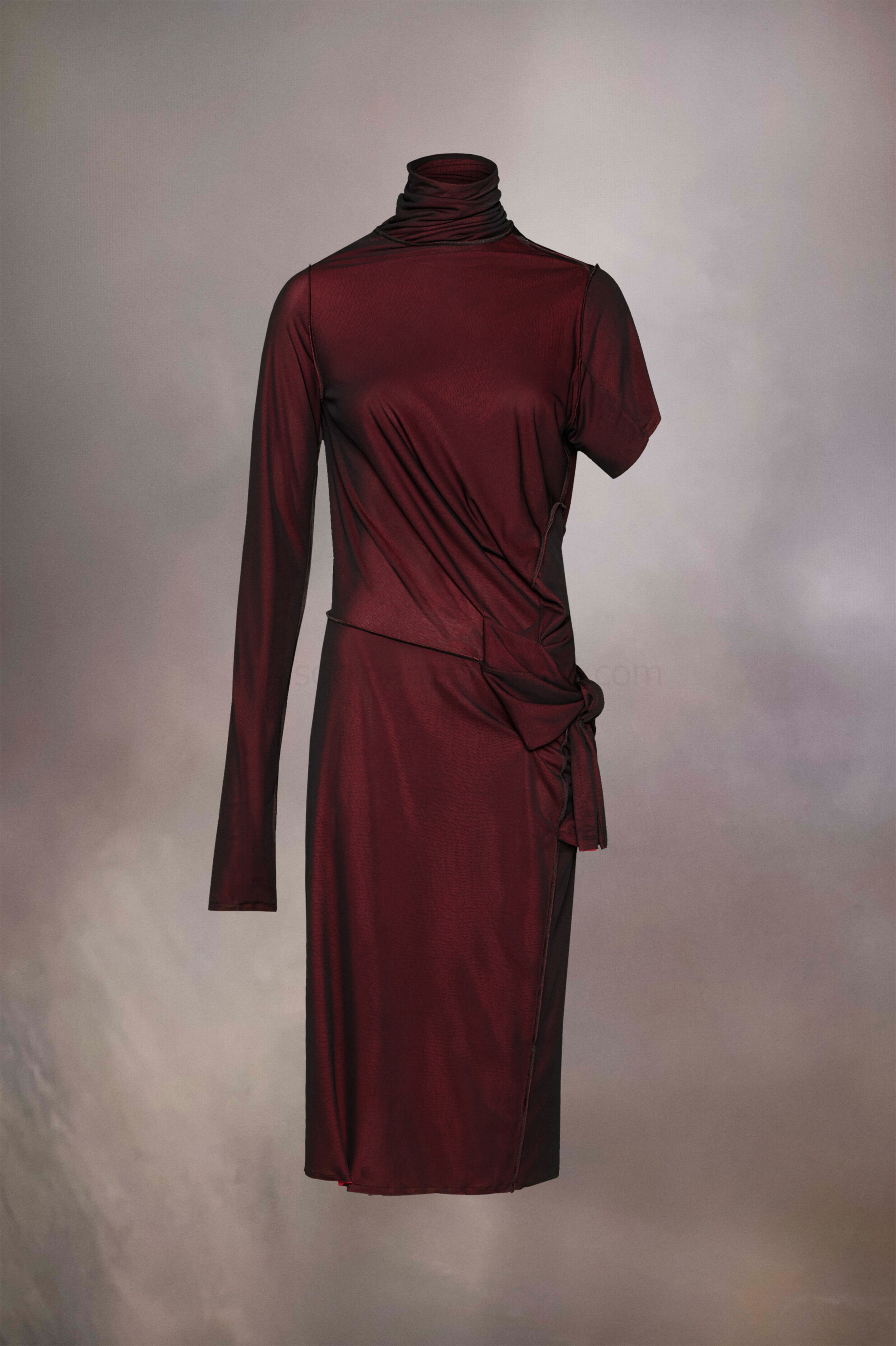 (image for) Asymmetrisches GerüSchtes Kleid | Maison Margiela Mm6 - 742