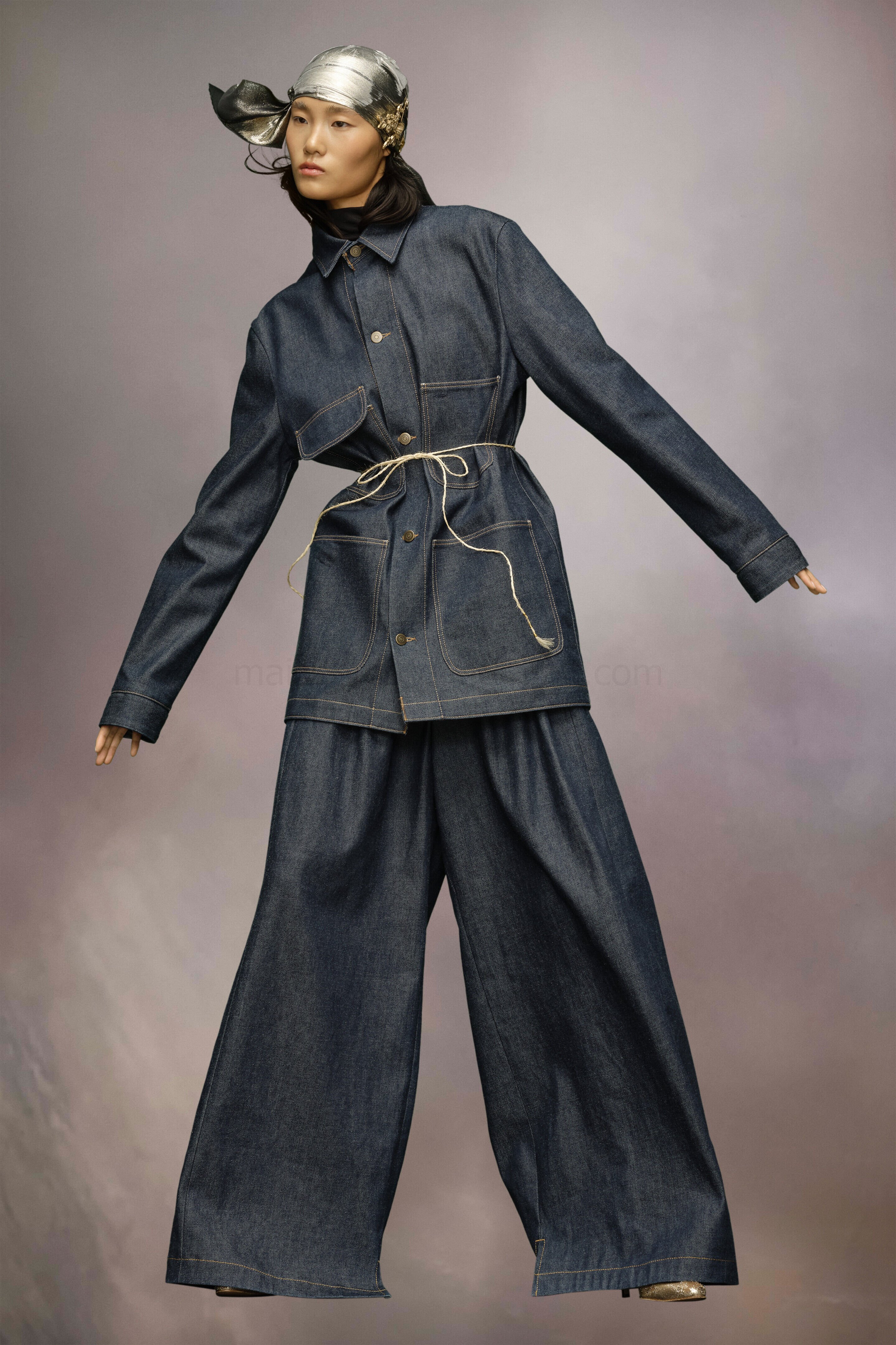 (image for) Oversize-Shirt Aus Denim | Maison Margiela Mm6 - 1233 - Click Image to Close