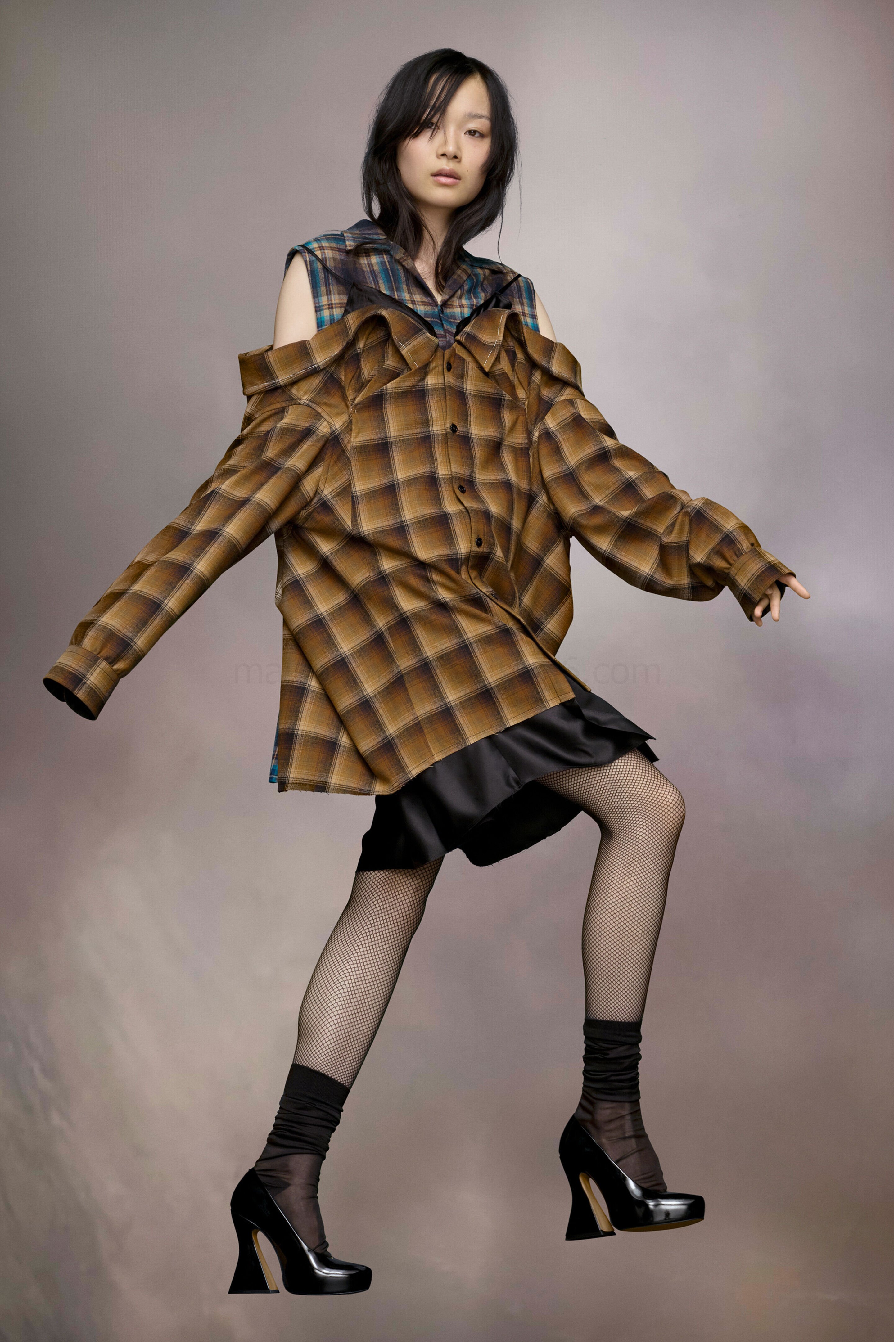 (image for) Pendleton Freeze-Frame-Kleid | Maison Margiela Mm6 - 1301 - Click Image to Close