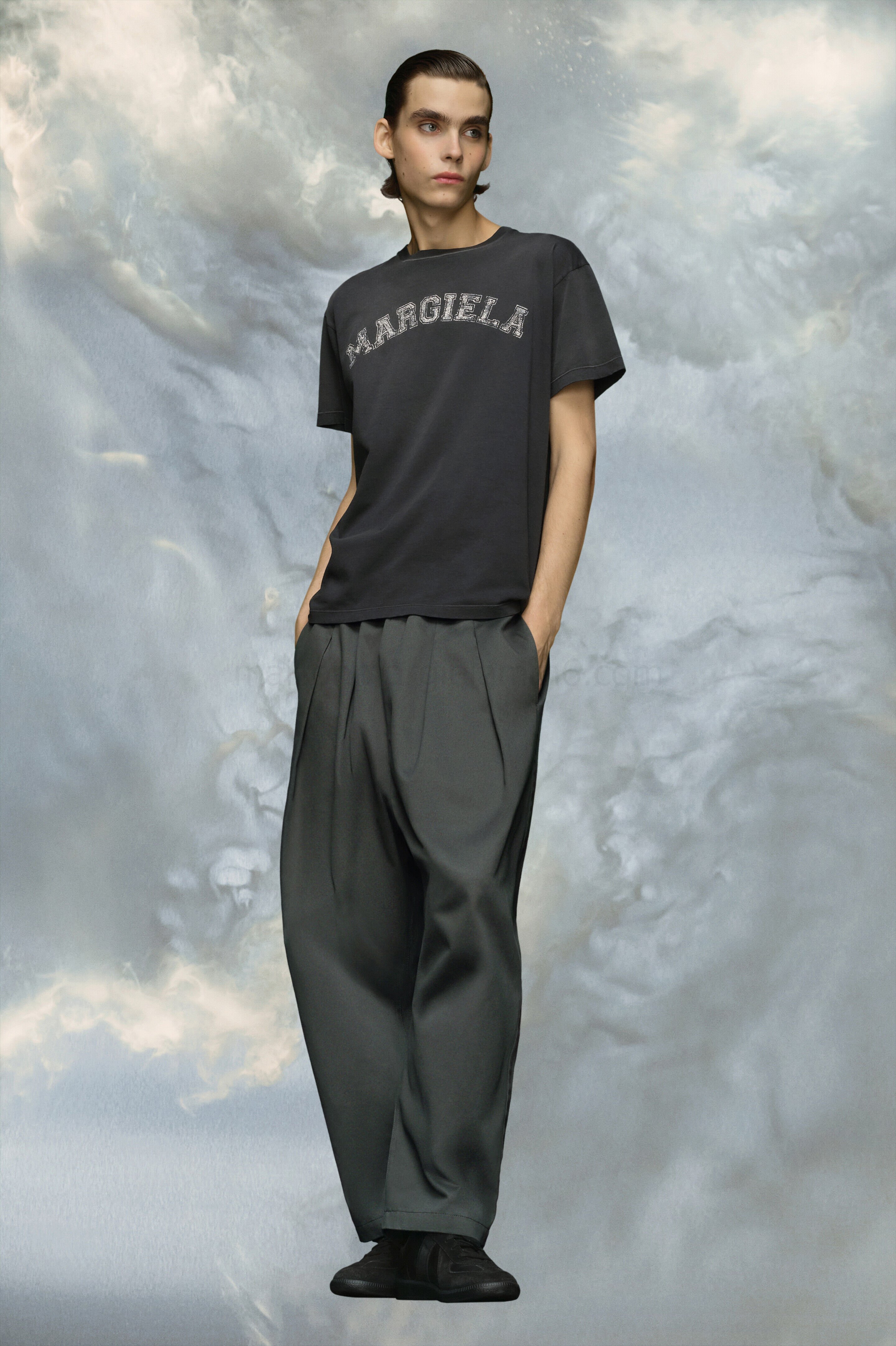 (image for) T-Shirt Aus Baumwolljersey Mit Logo | Maison Margiela Mm6 - 1274 - Click Image to Close