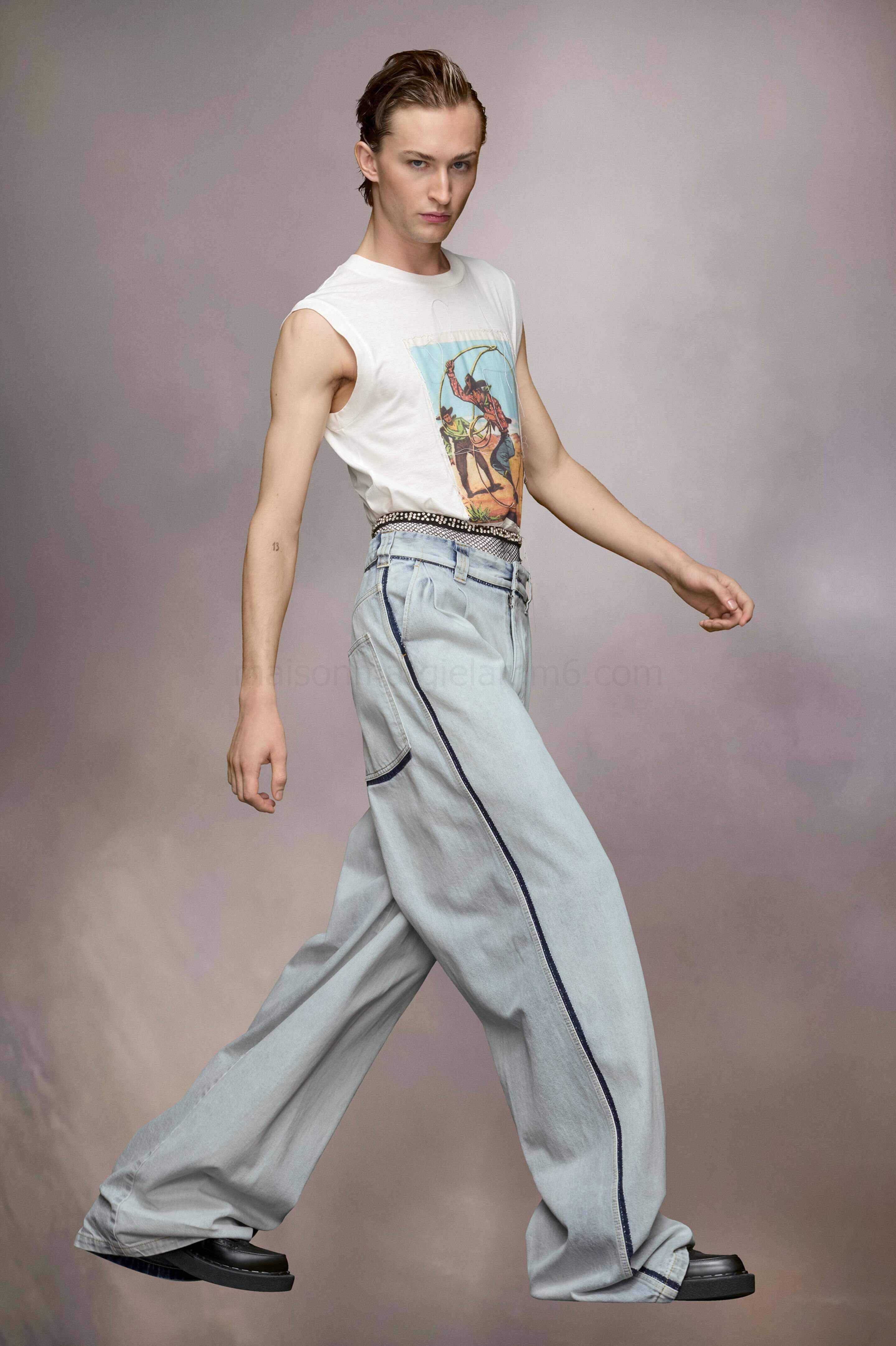 (image for) ÄRmelloses Cowboy-Top | Maison Margiela Mm6 - 823