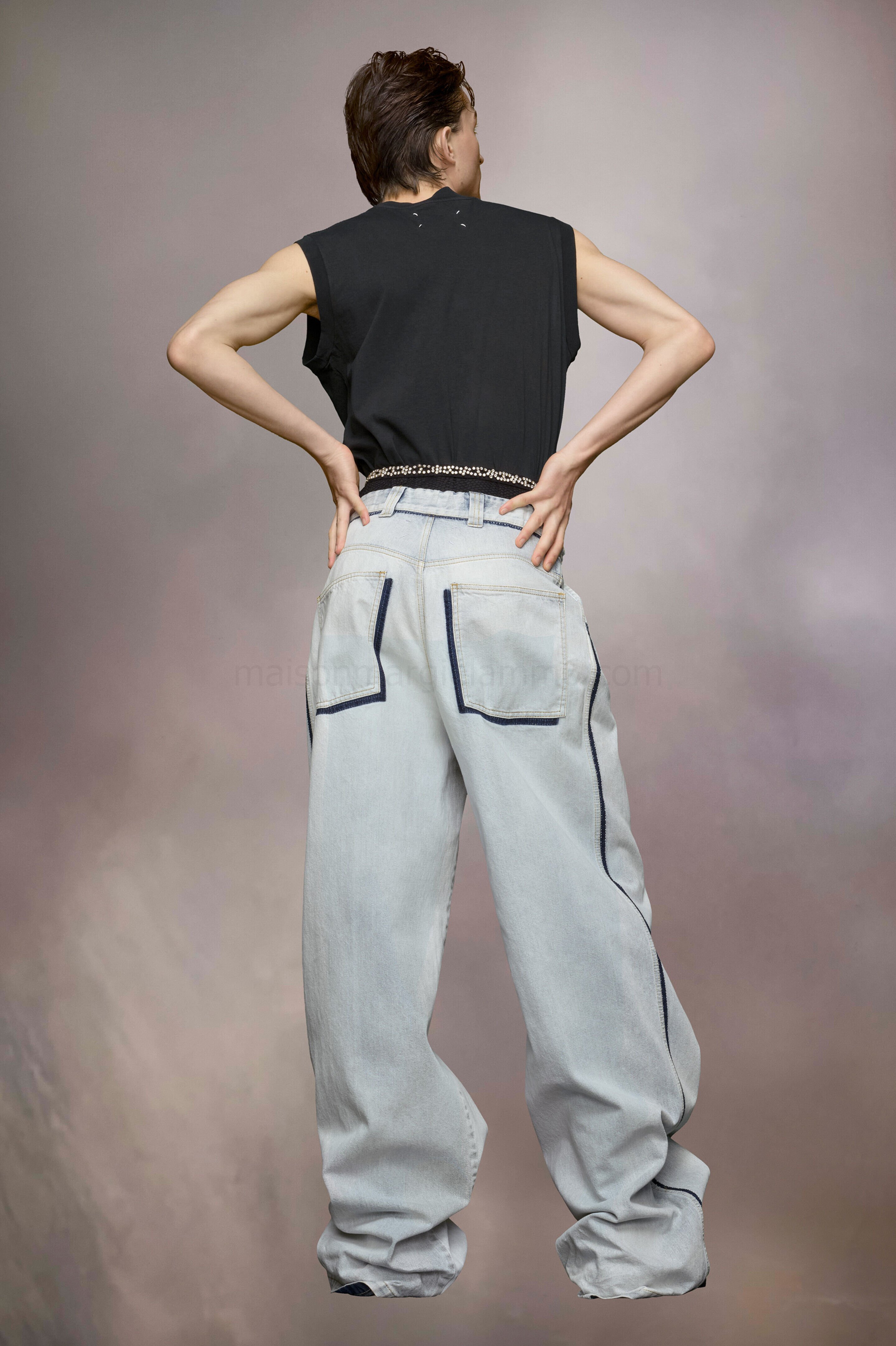 (image for) ÄRmelloses Cowboy-Top | Maison Margiela Mm6 - 773