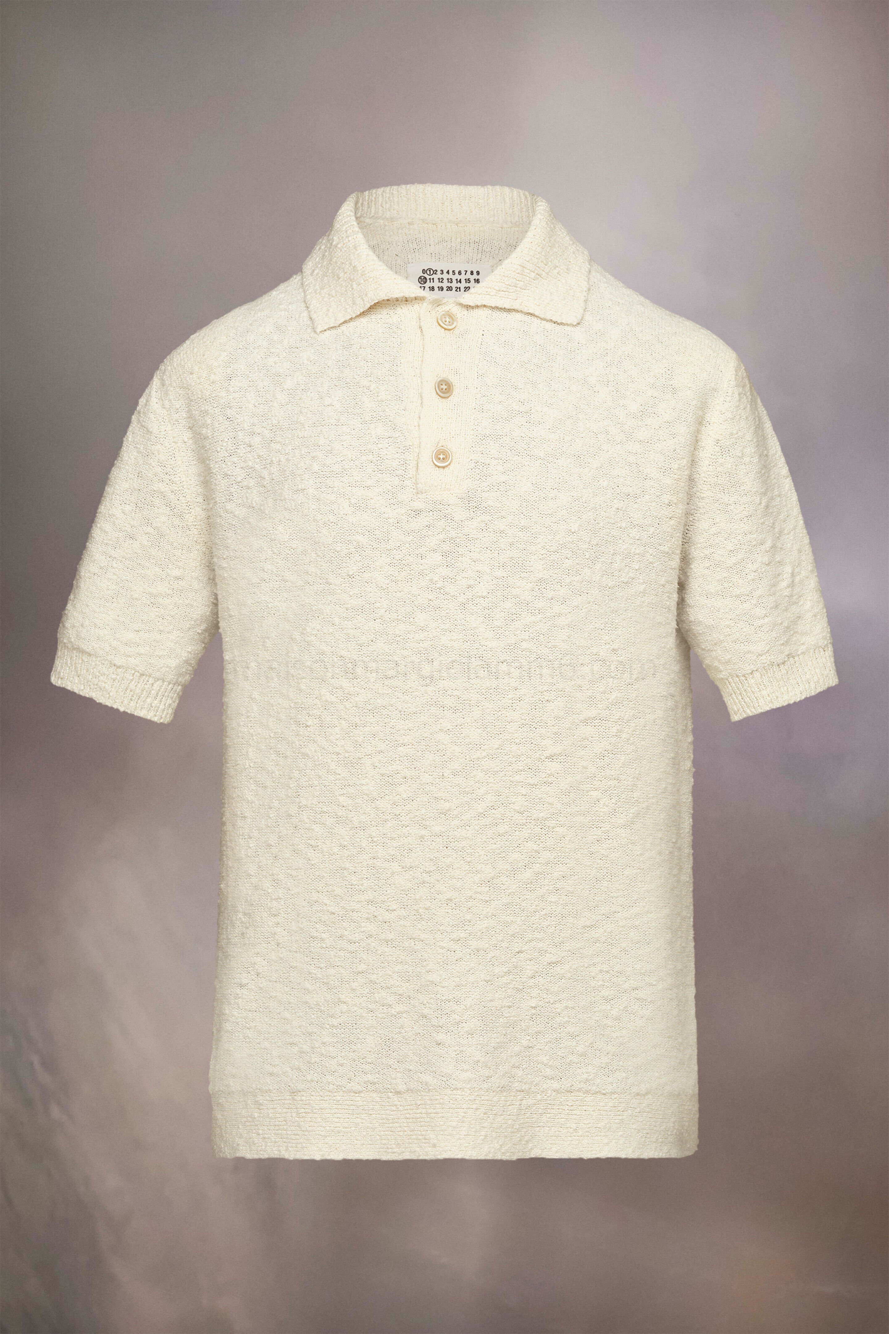 (image for) Poloshirt Aus Nostalgischem Bouclé-Strick | Maison Margiela Mm6 - 1061