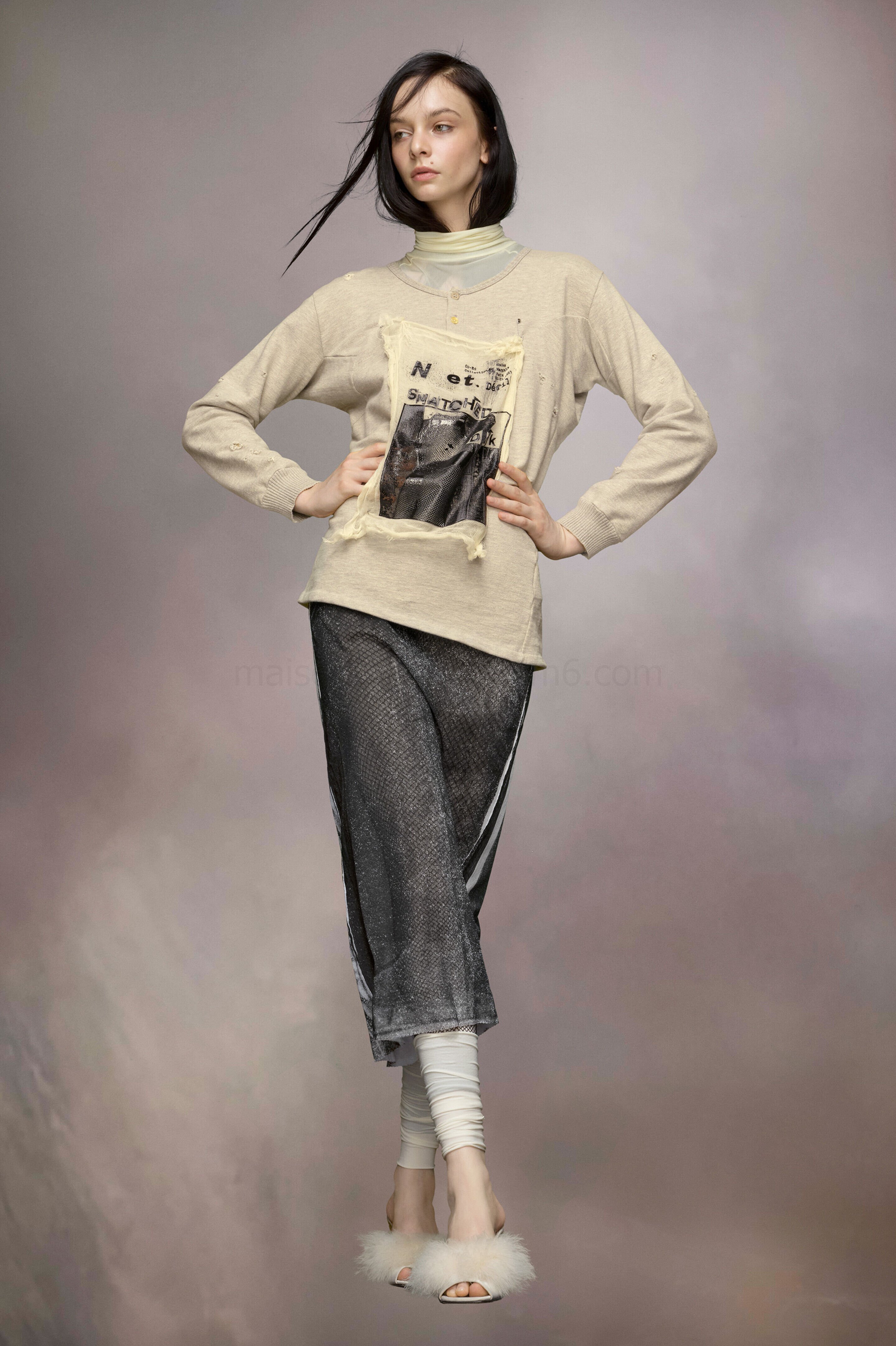 (image for) Sweatshirt Mit Einladung | Maison Margiela Mm6 - 1303