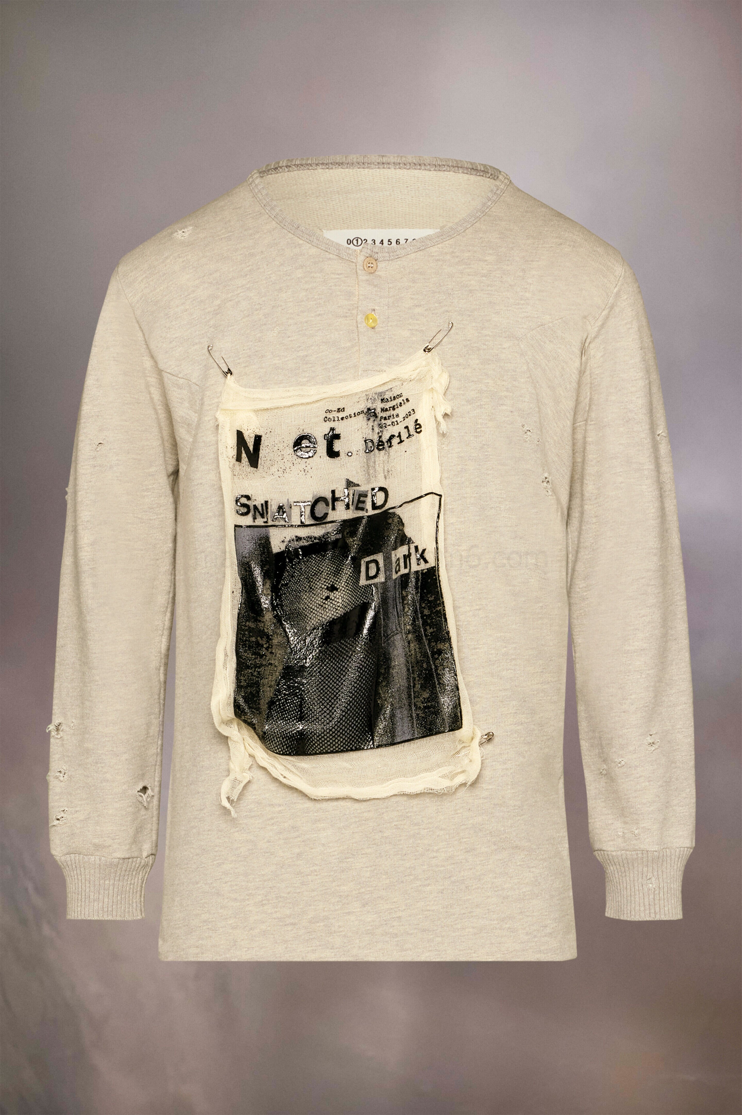 (image for) Sweatshirt Mit Einladung | Maison Margiela Mm6 - 1303