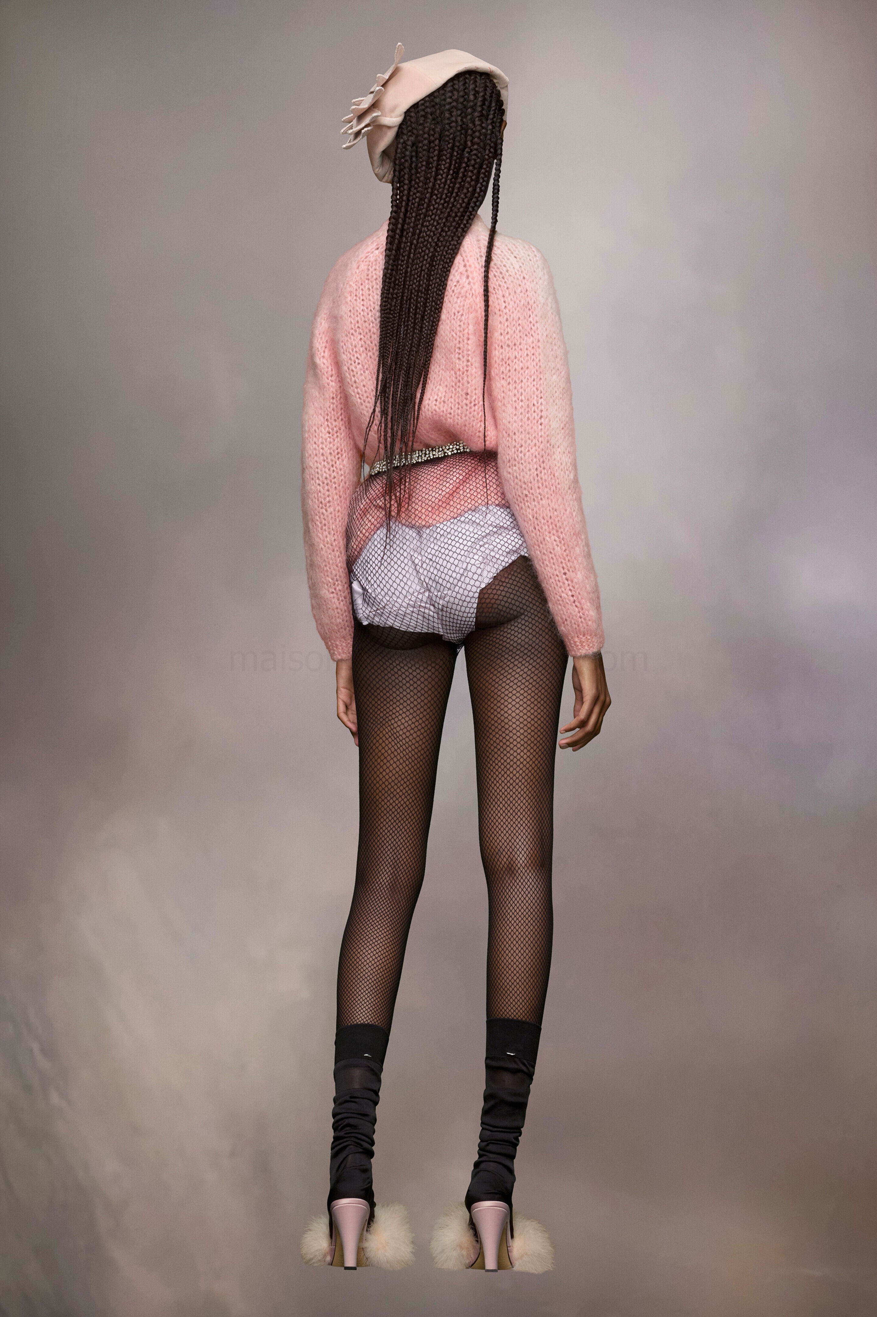 (image for) Cardigan Aus Gebleichtem Mohair | Maison Margiela Mm6 - 842