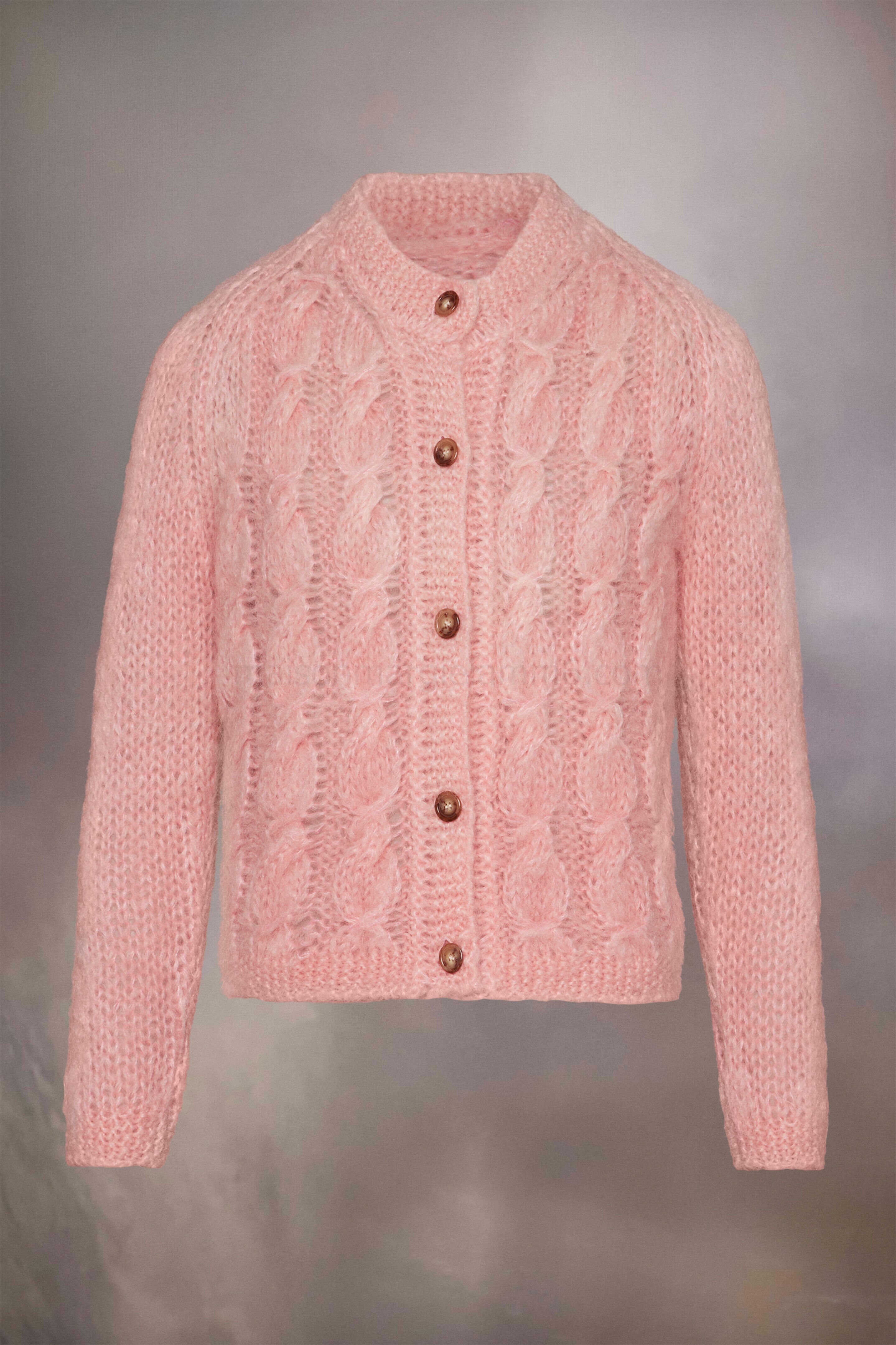 (image for) Cardigan Aus Gebleichtem Mohair | Maison Margiela Mm6 - 842