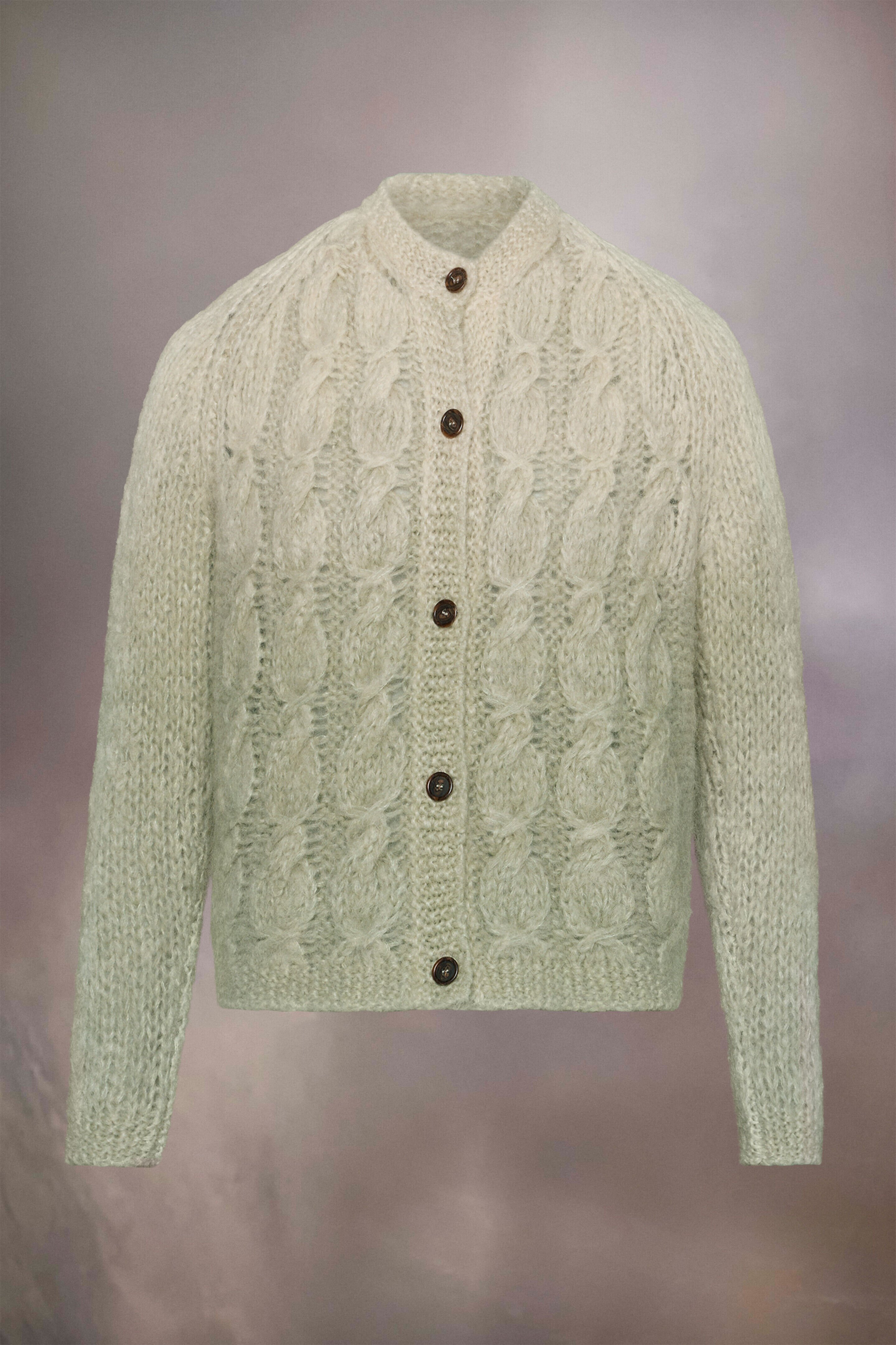 (image for) Cardigan Aus Gebleichtem Mohair | Maison Margiela Mm6 - 843