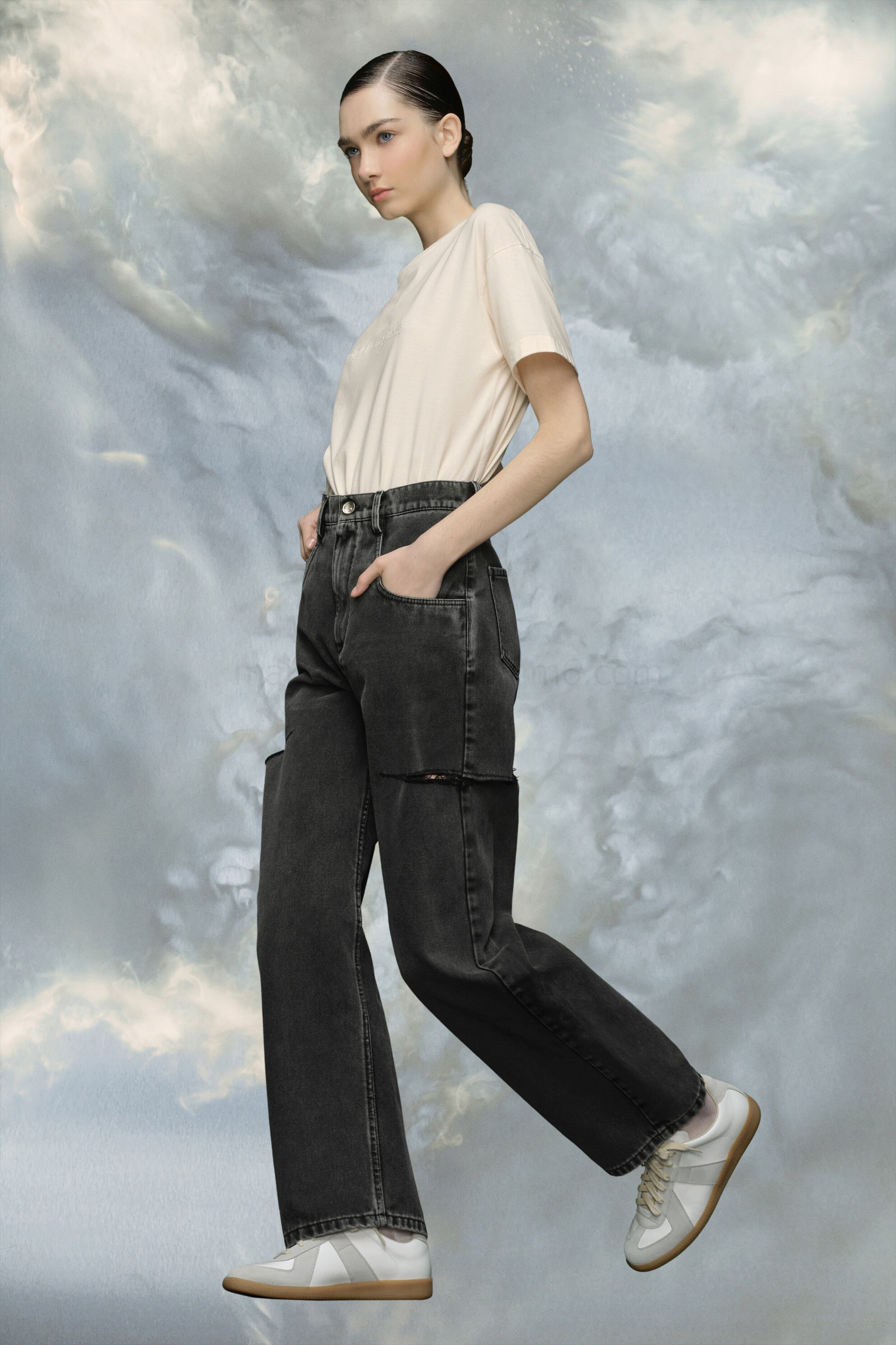 (image for) Jeans Mit Einschnitten | Maison Margiela Mm6 - 833