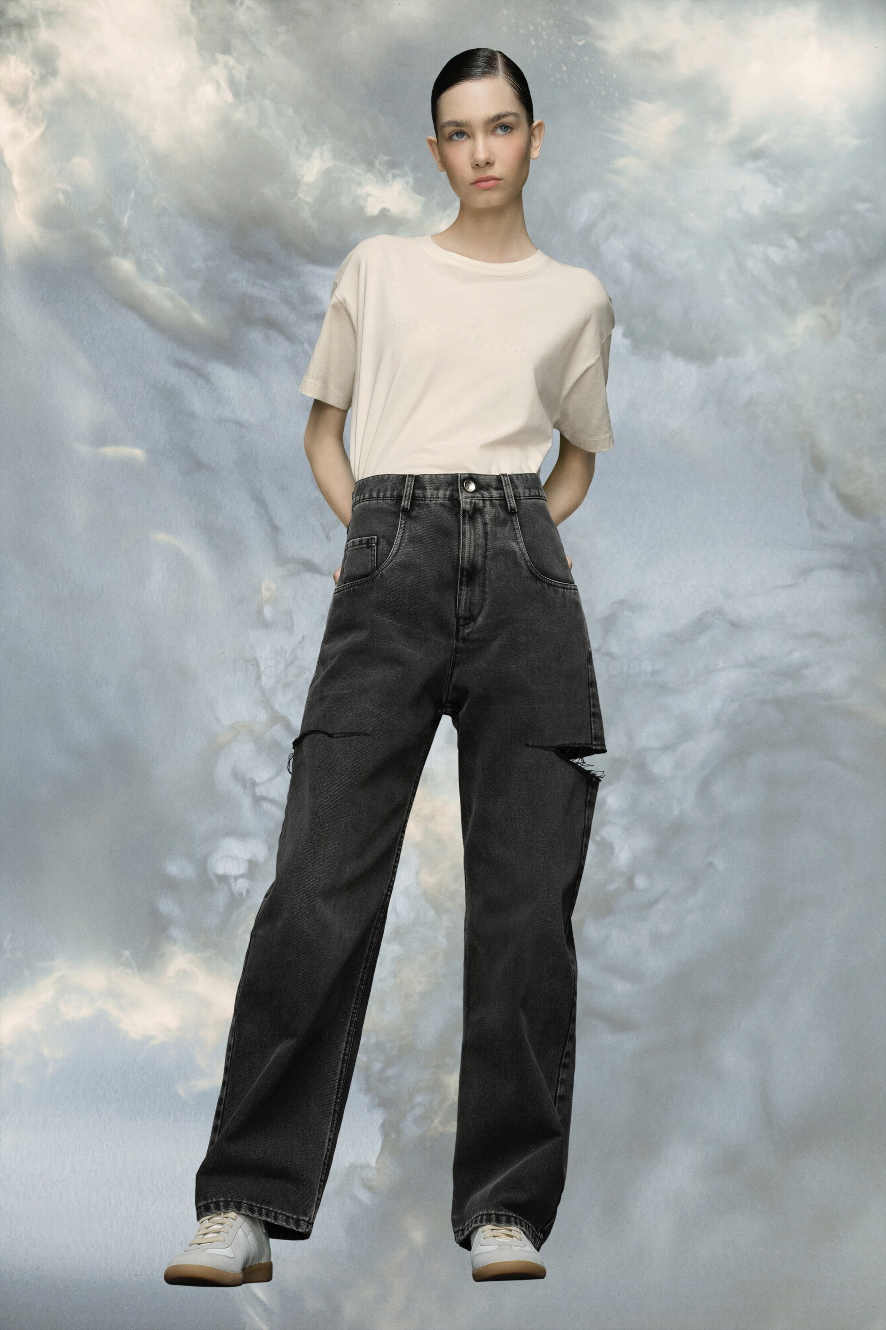 (image for) Jeans Mit Einschnitten | Maison Margiela Mm6 - 833 - Click Image to Close