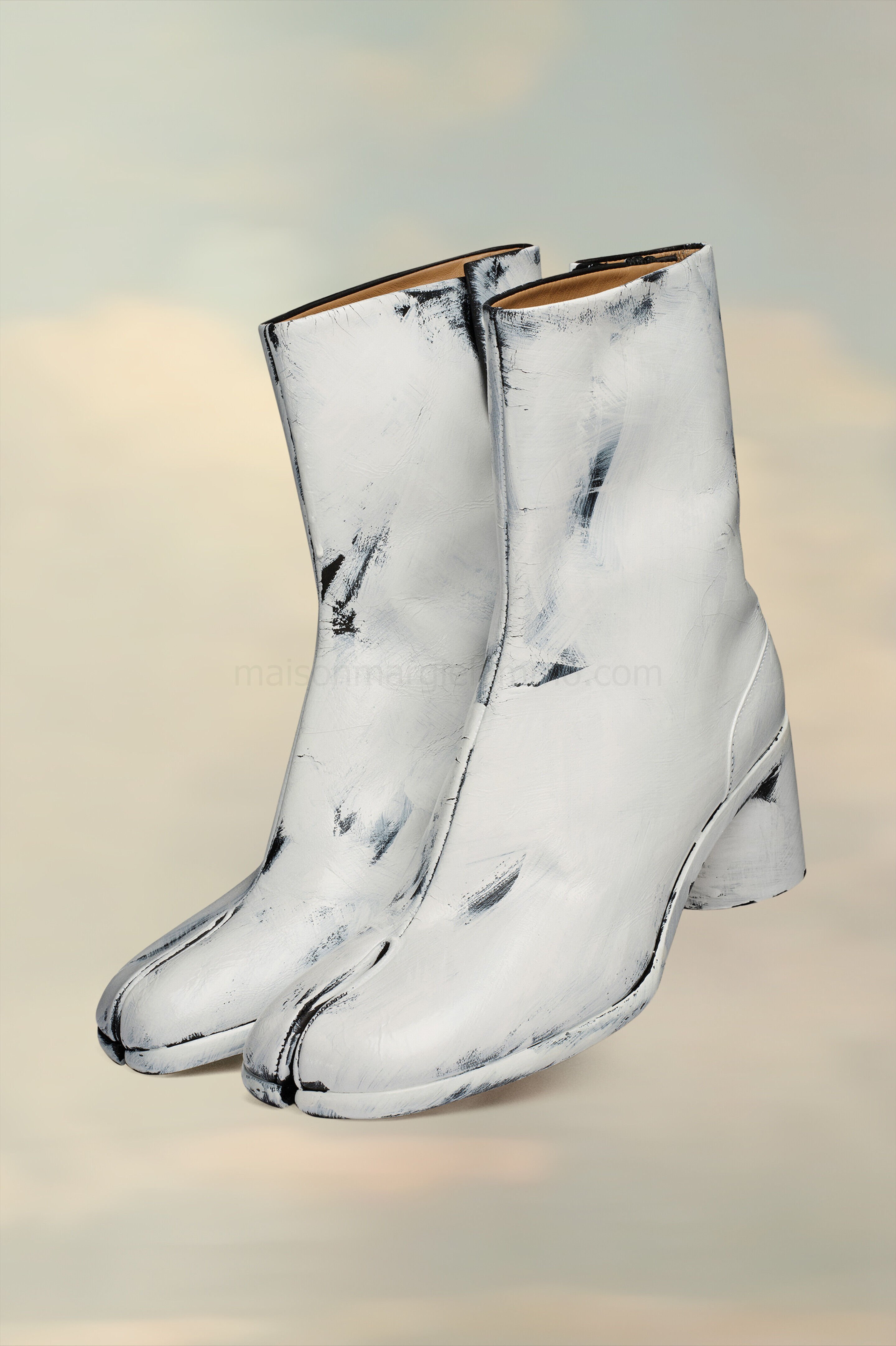 (image for) Tabi Bianchetto-Stiefel | Maison Margiela Mm6 - 1714 - Click Image to Close