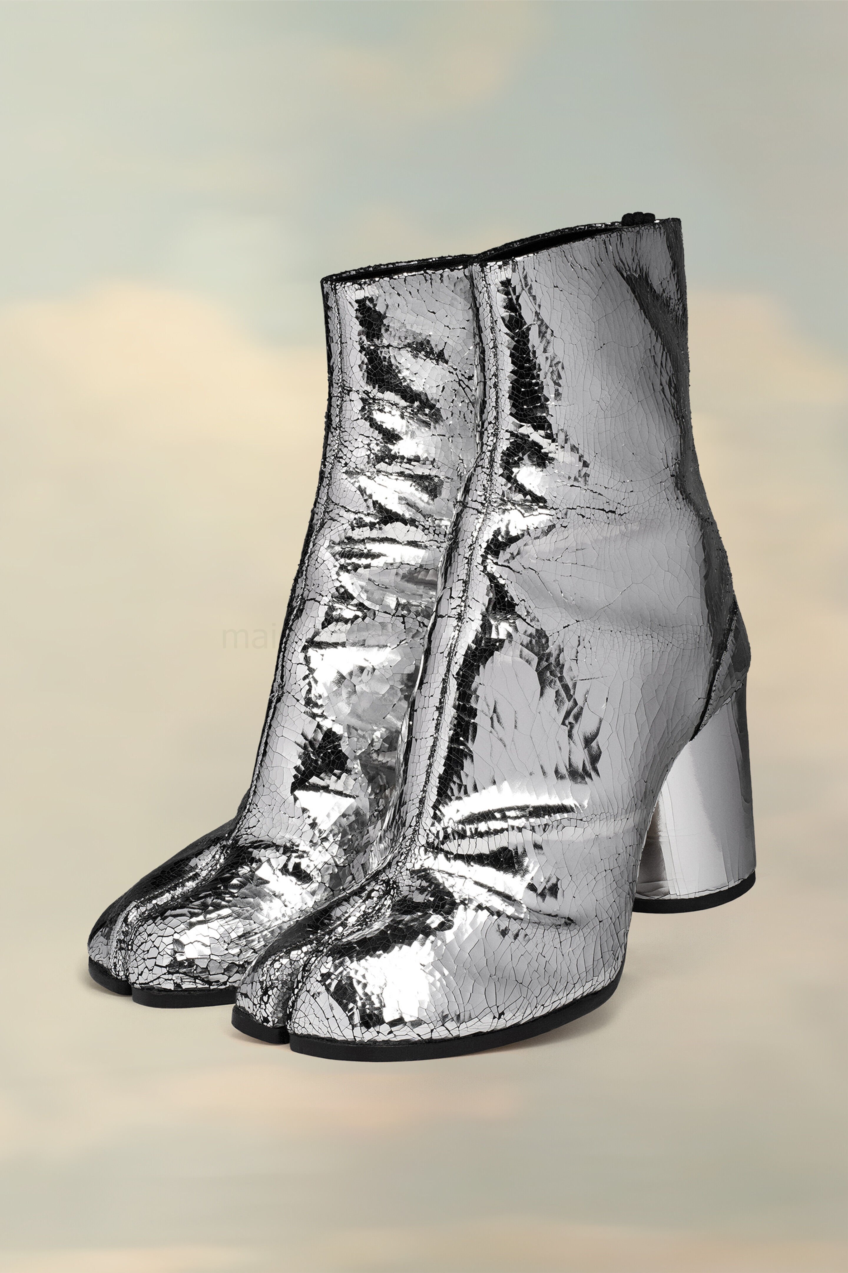 (image for) Tabi Stiefel In Broken Mirror-Optik | Maison Margiela Mm6 - 1766 - Click Image to Close