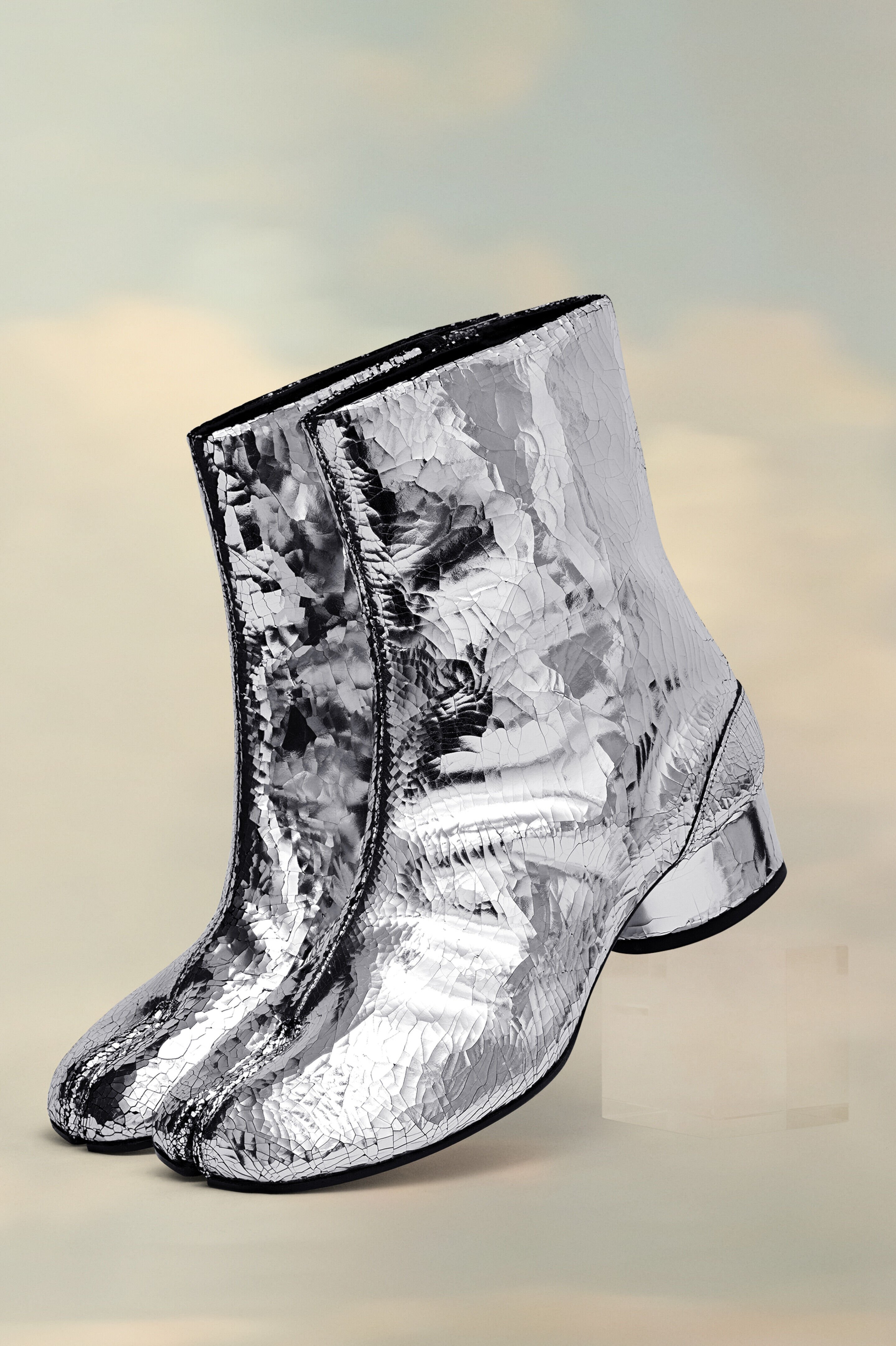 (image for) Tabi Stiefel In Spiegel-Optik | Maison Margiela Mm6 - 1749