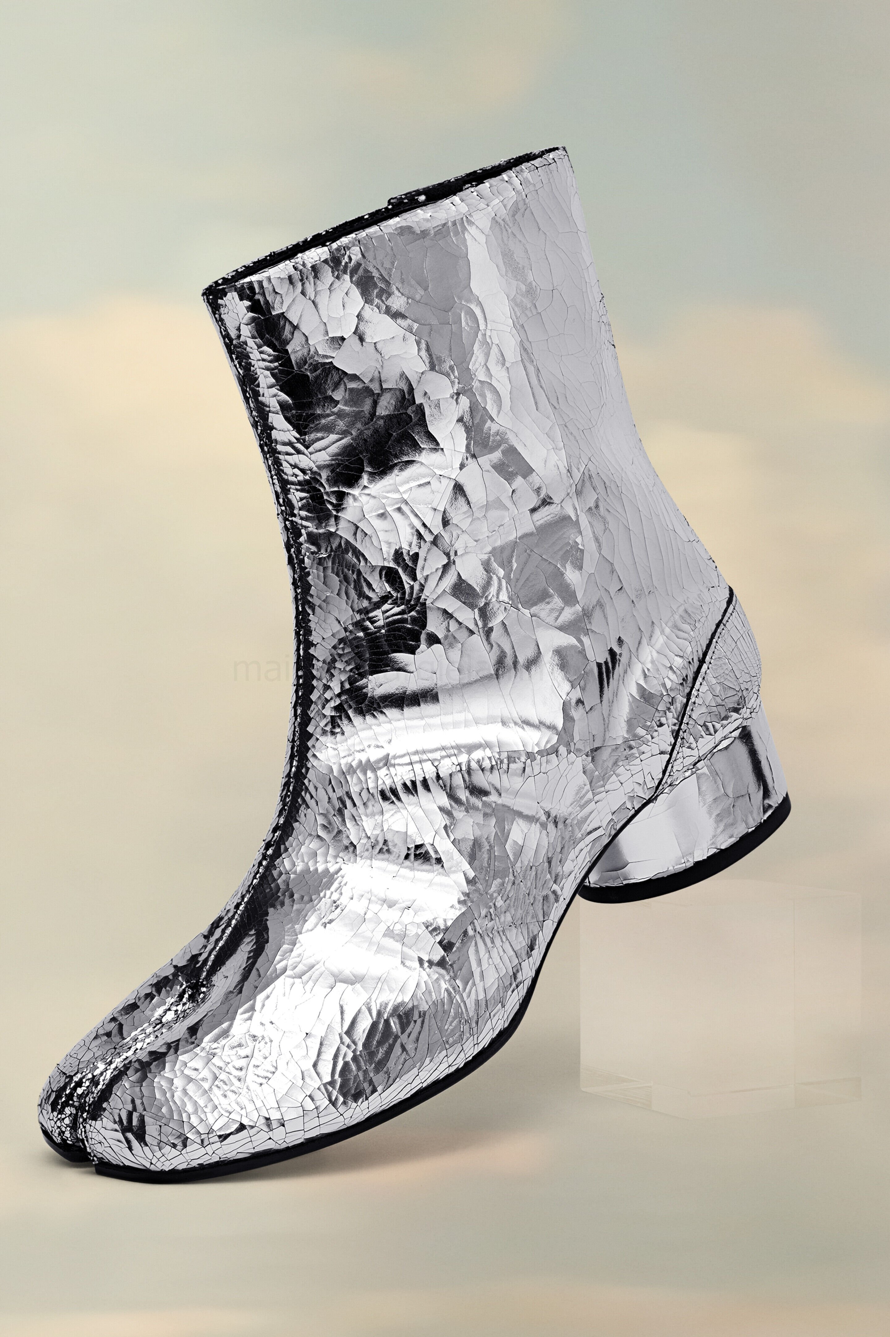 (image for) Tabi Stiefel In Spiegel-Optik | Maison Margiela Mm6 - 1749 - Click Image to Close