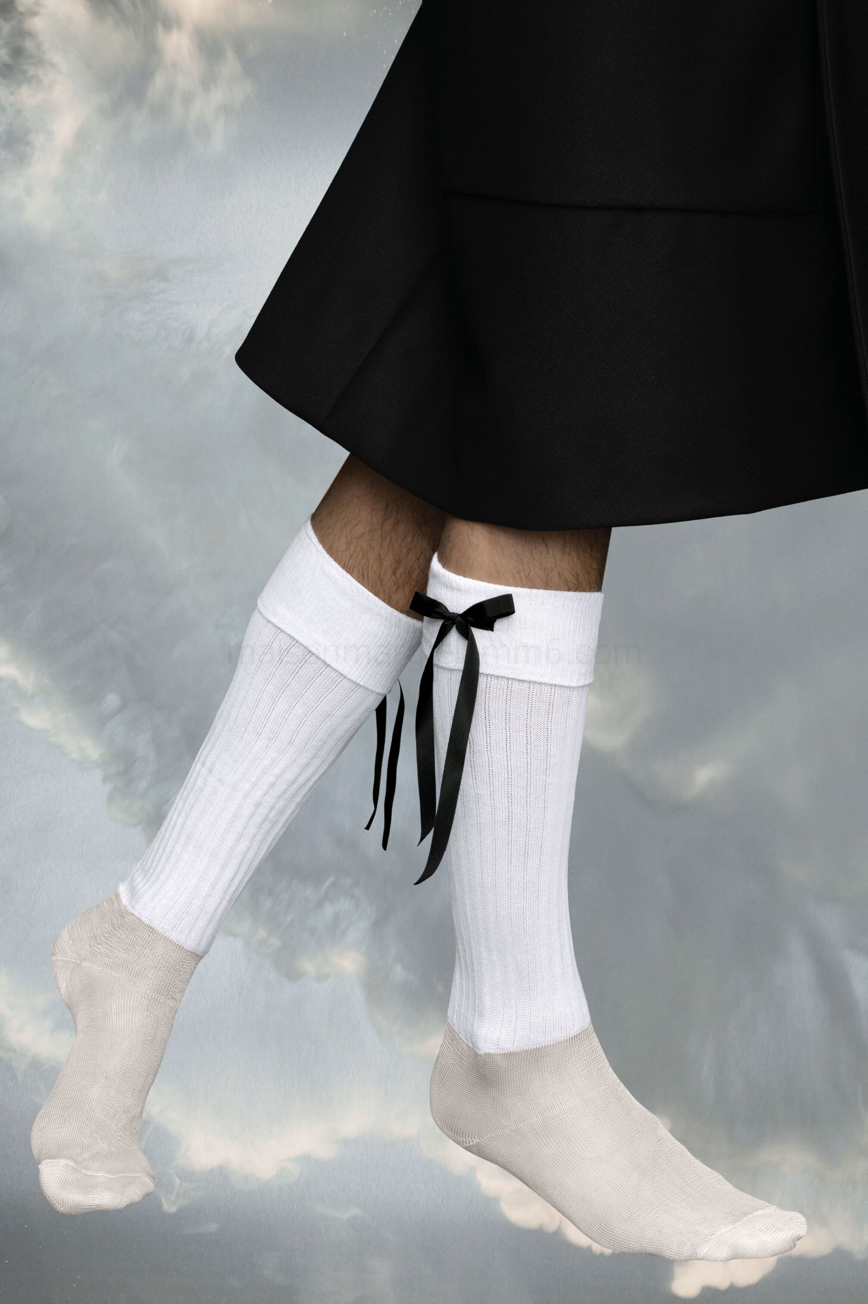 (image for) Socken Mit Couture-Schleife | Maison Margiela Mm6 - 2252