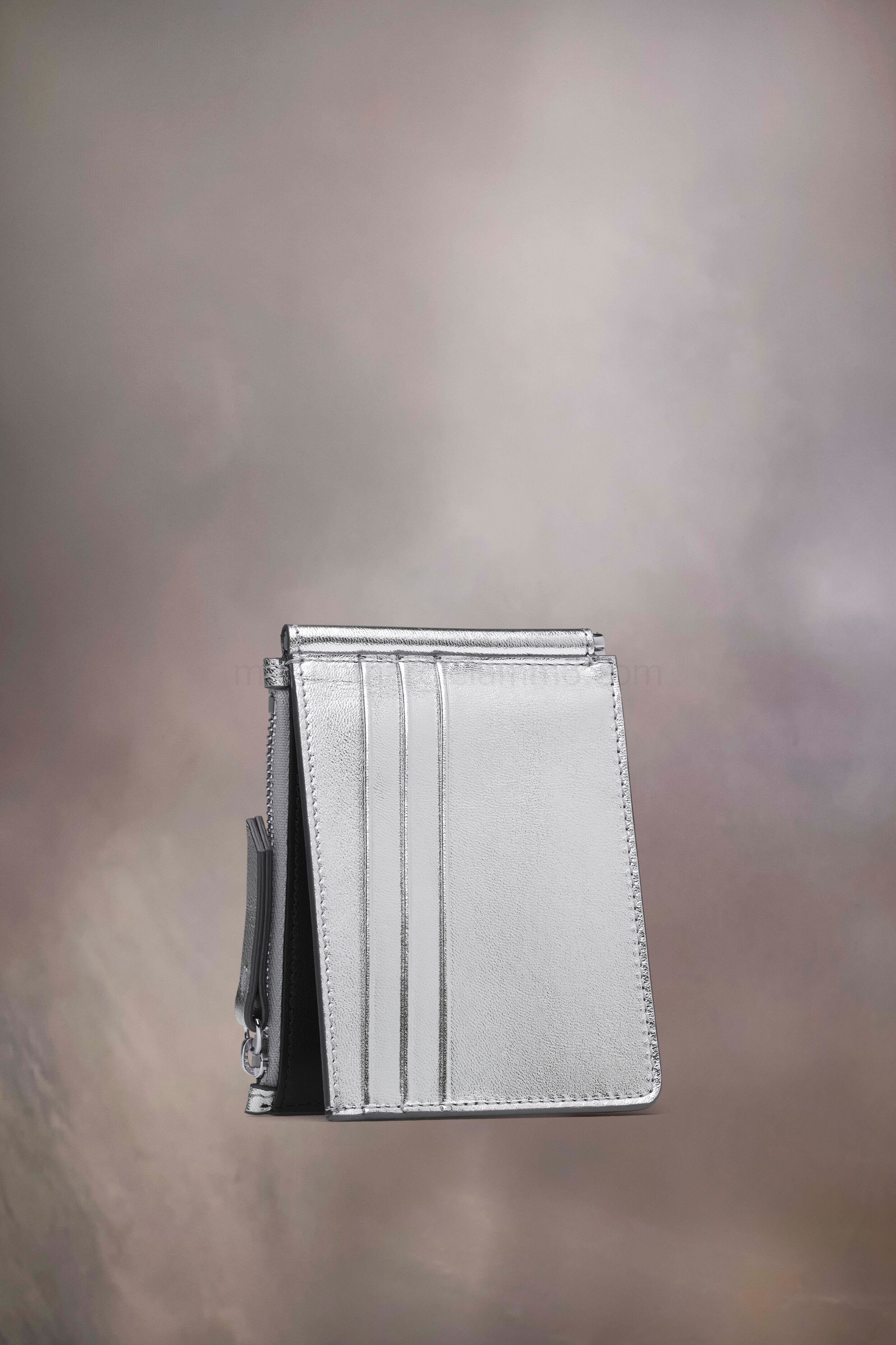 (image for) Four Stiches Portemonnaie Aus Metallic-Leder | Maison Margiela Mm6 - 2166