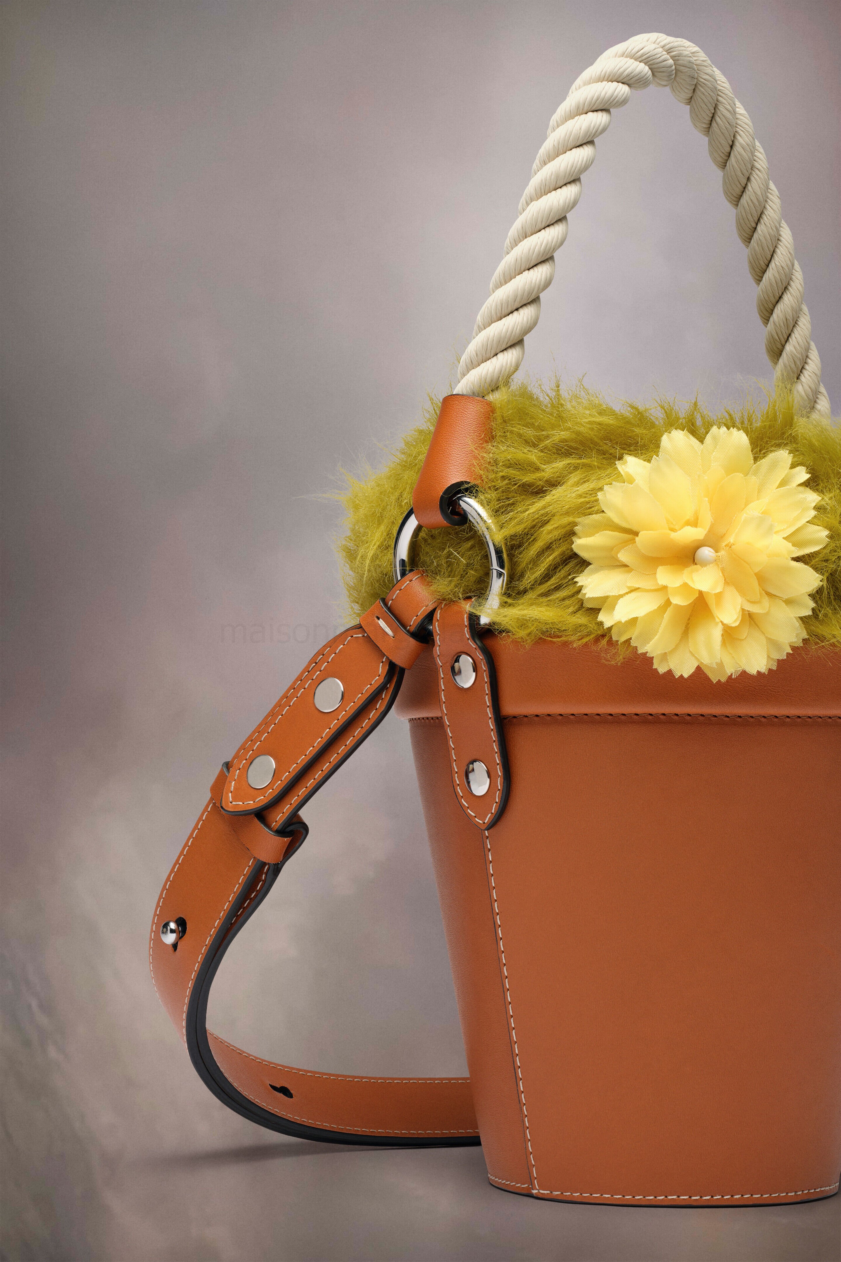 (image for) Eimertasche Mit Blumen | Maison Margiela Mm6 - 1379