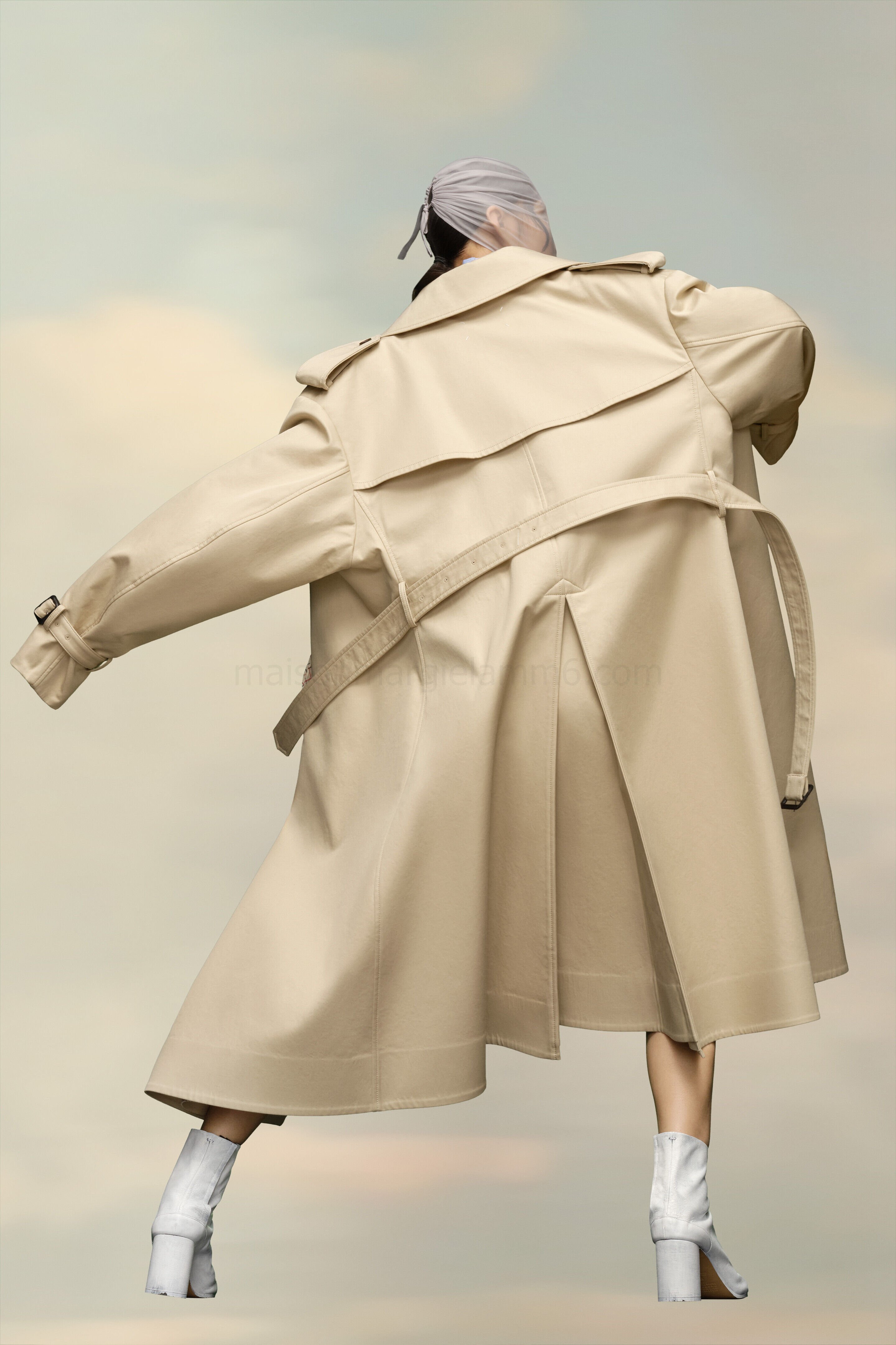 (image for) Trenchcoat Aus Baumwolle | Maison Margiela Mm6 - 1037