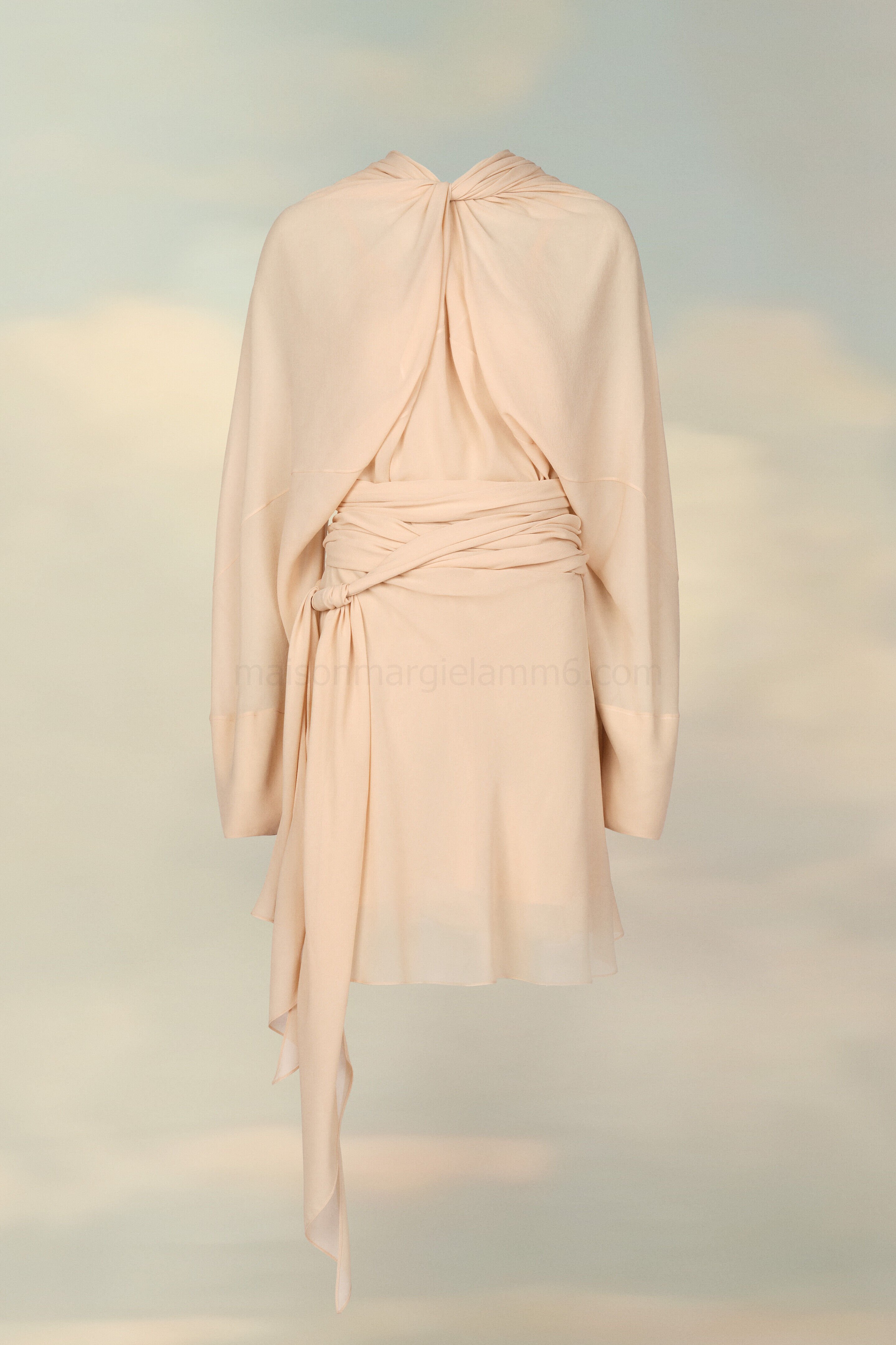 (image for) Kleid Aus Seidengeorgette | Maison Margiela Mm6 - 1103